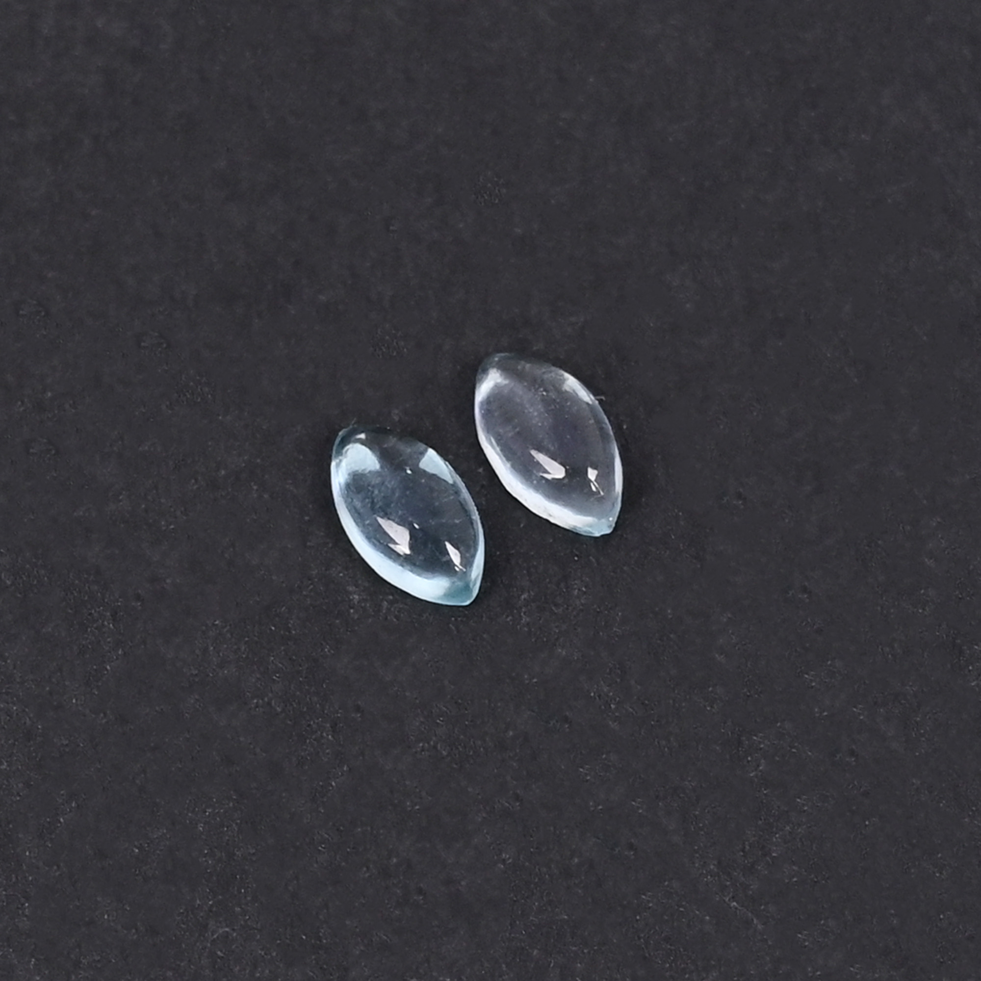 Natural Sky Blue Topaz Loose Gemstone 05 Carat Marquise 6x3 mm Flat-back Faceted for Jewelry Making 1 Pair