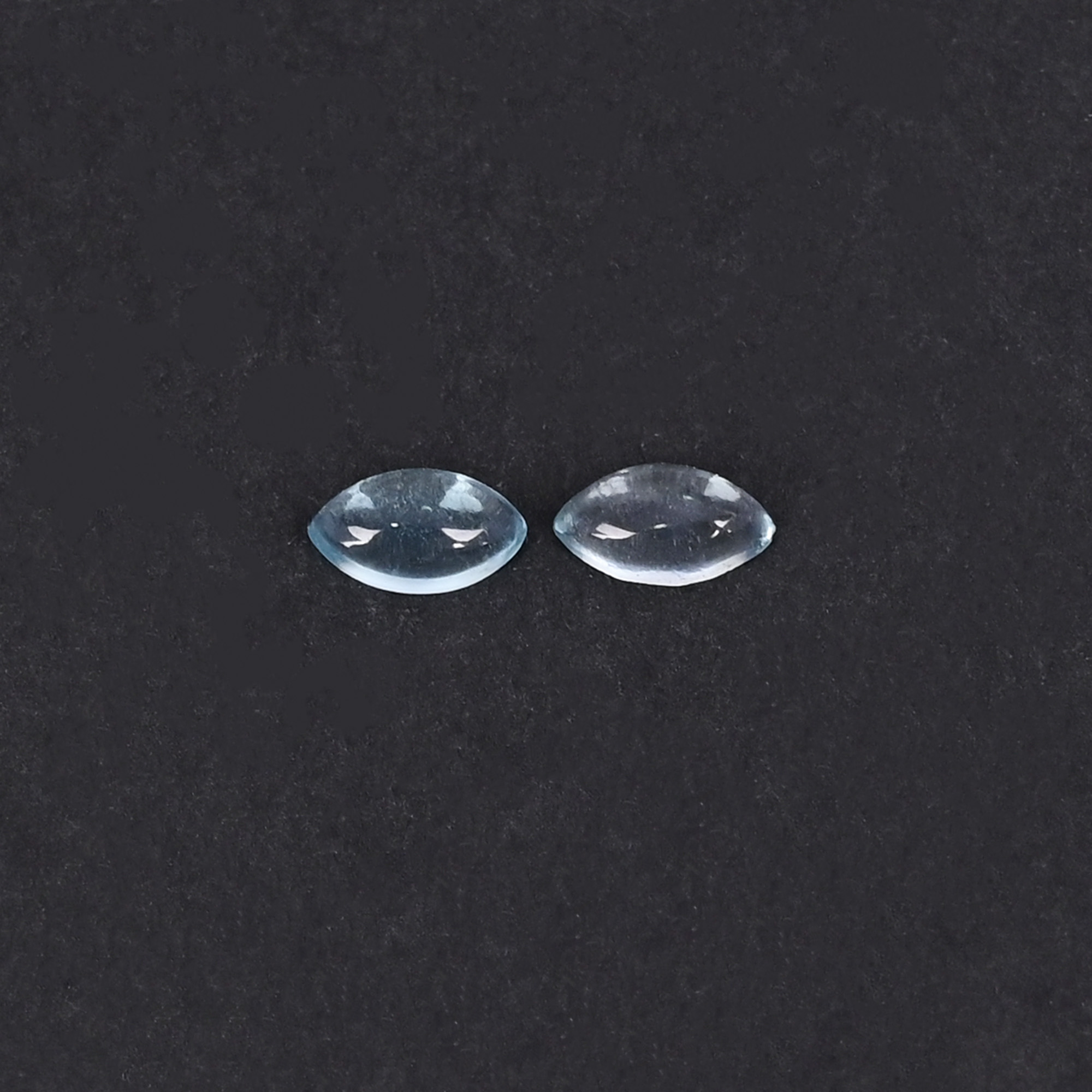 Natural Sky Blue Topaz Loose Gemstone 05 Carat Marquise 6x3 mm Flat-back Faceted for Jewelry Making 1 Pair