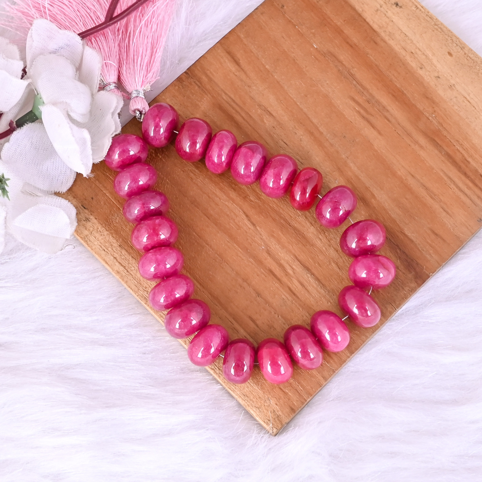 Natural Agate Loose Gemstone 64 Gram 14x10 mm Round Briolette Faceted Beads Strand for Jewelry Making  1 Line Strand