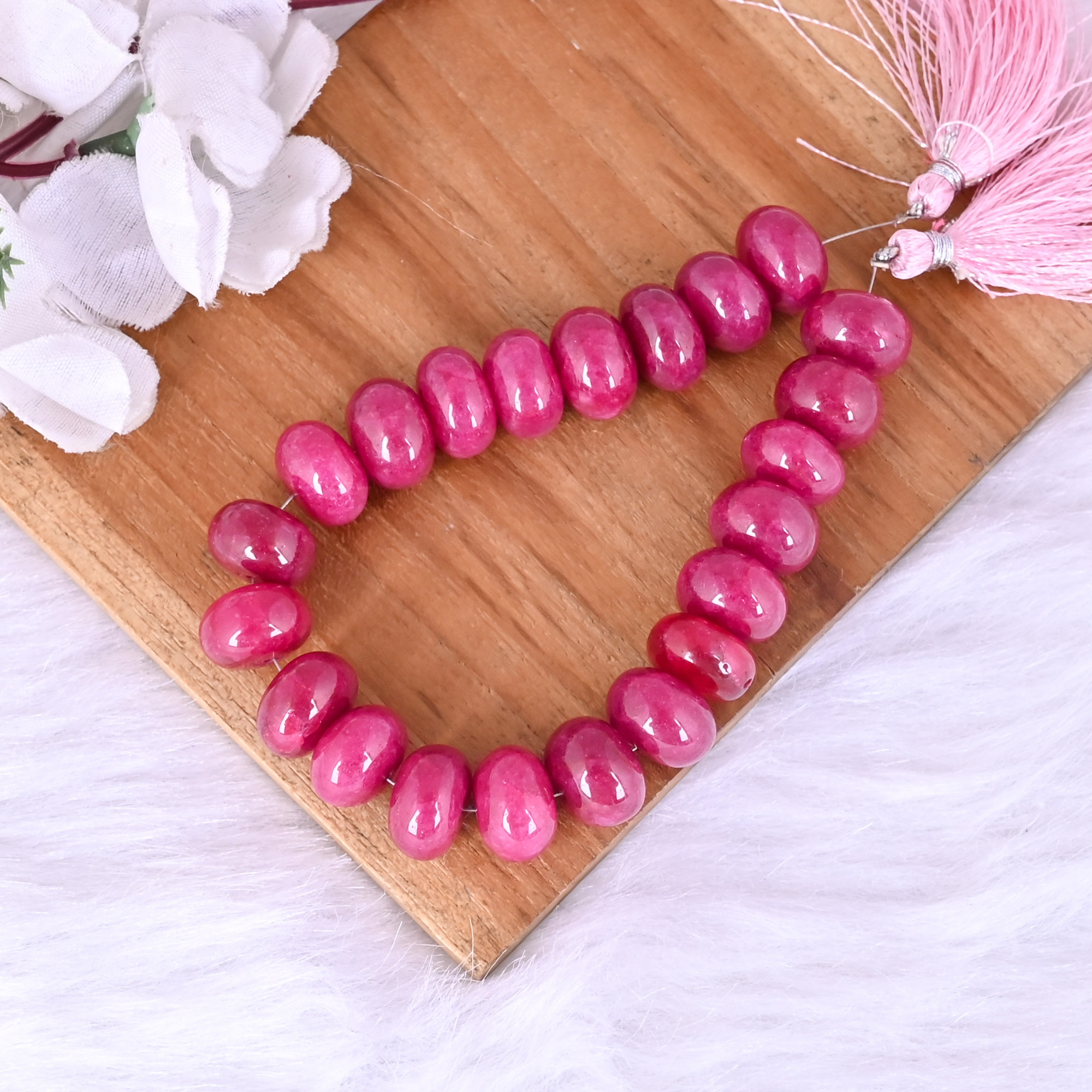 Natural Agate Loose Gemstone 64 Gram 14x10 mm Round Briolette Faceted Beads Strand for Jewelry Making  1 Line Strand