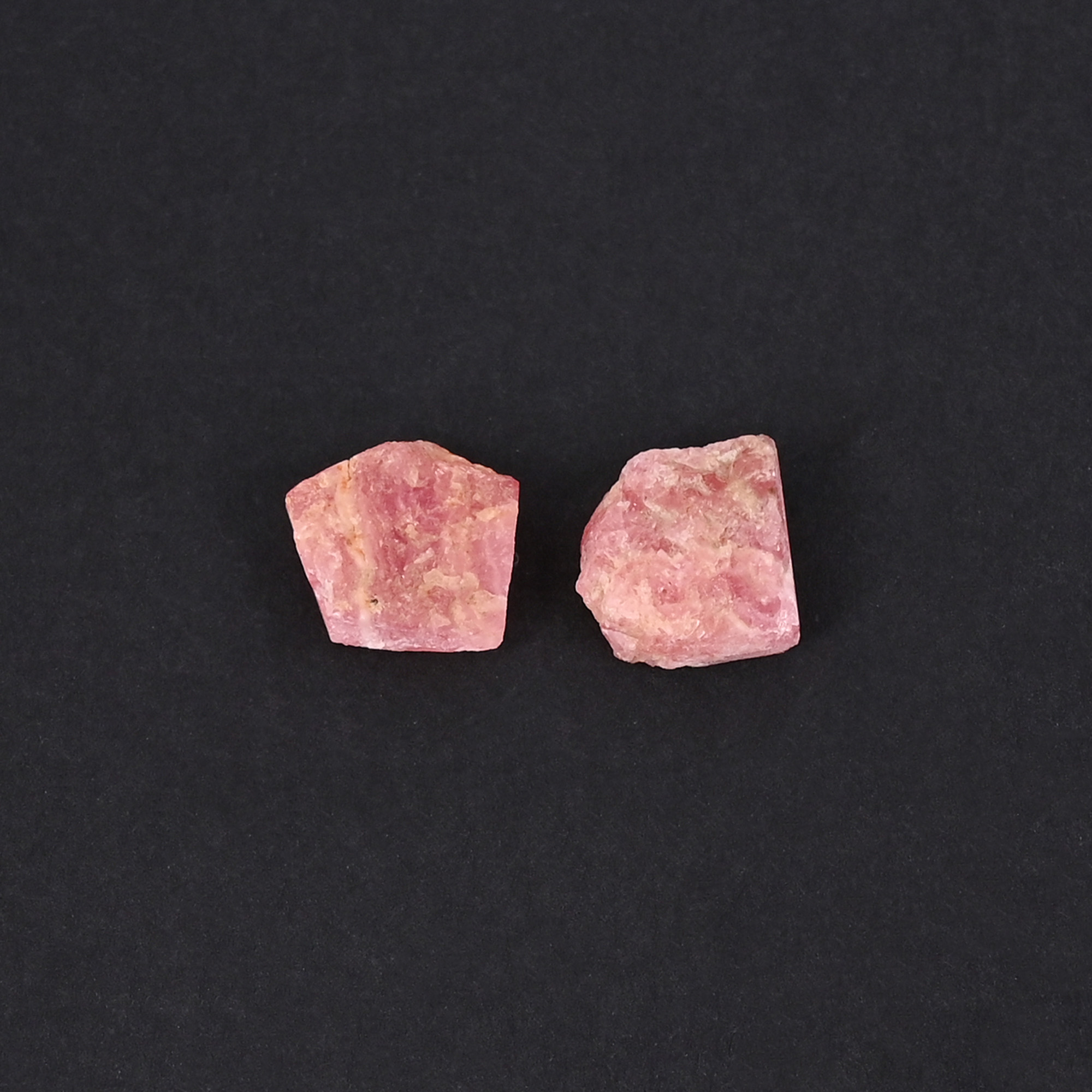 Natural Rhodochrosite Loose Gemstone 94 Carat Irregular 8x8 mm Flat-back for Jewelry Making  1 Pcs