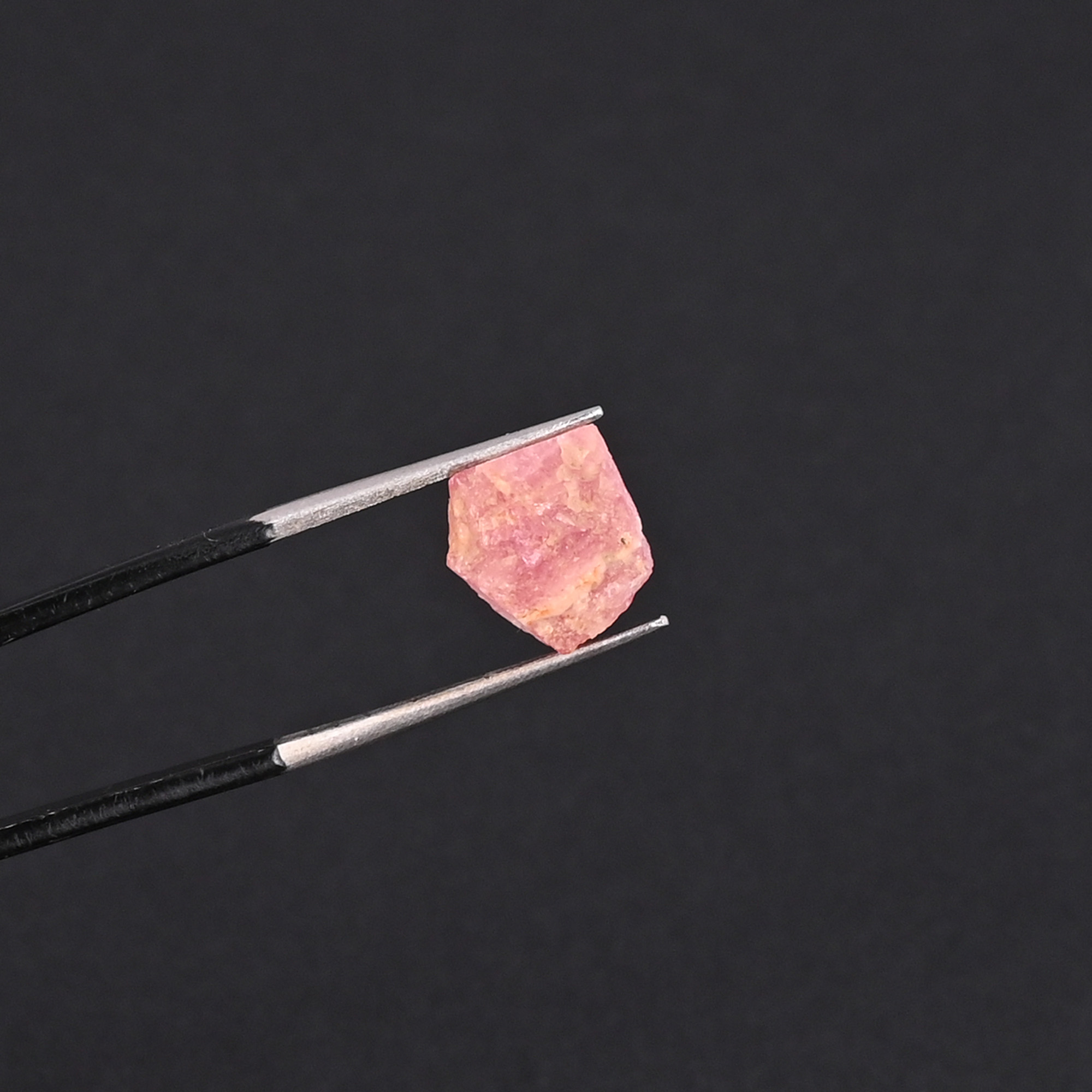 Natural Rhodochrosite Loose Gemstone 94 Carat Irregular 8x8 mm Flat-back for Jewelry Making  1 Pcs