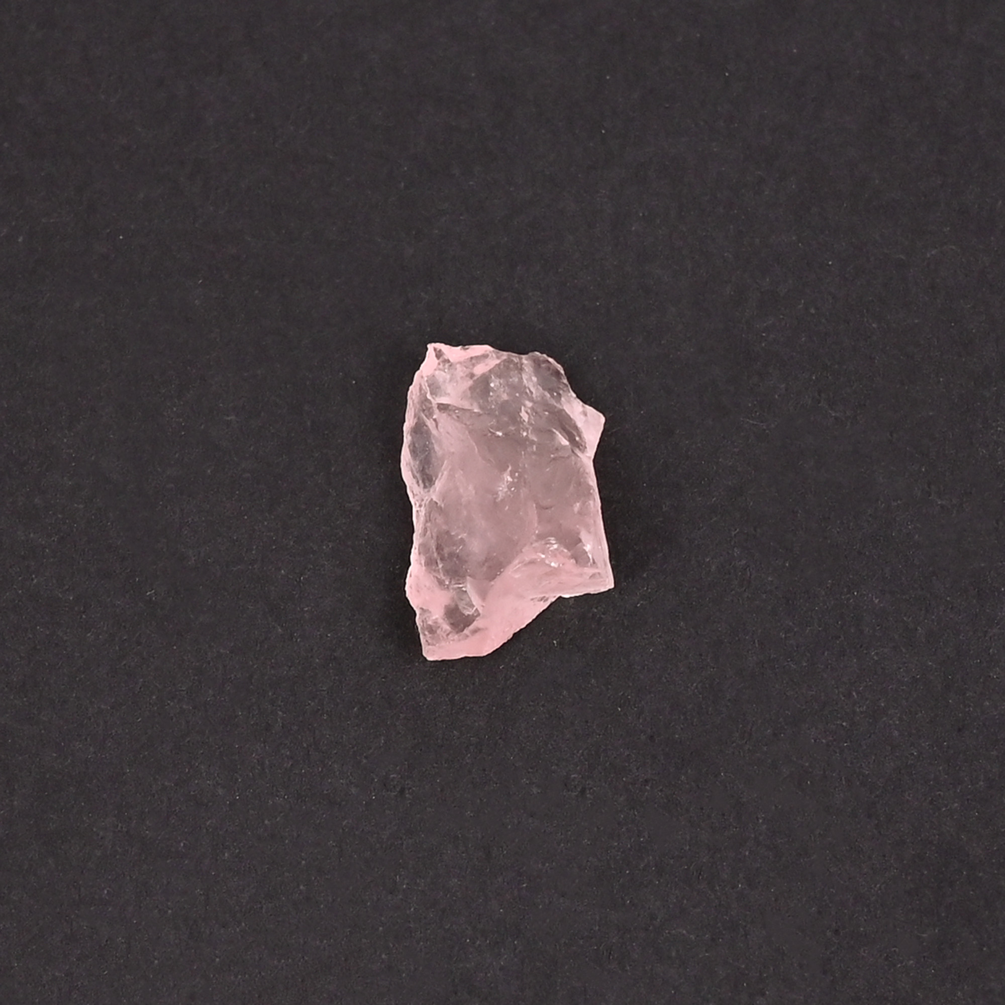 Natural Rose Quartz Loose Gemstone 3 Carat Irregular 13x8 mm Flat-back Faceted for Jewelry Making  1 Pcs