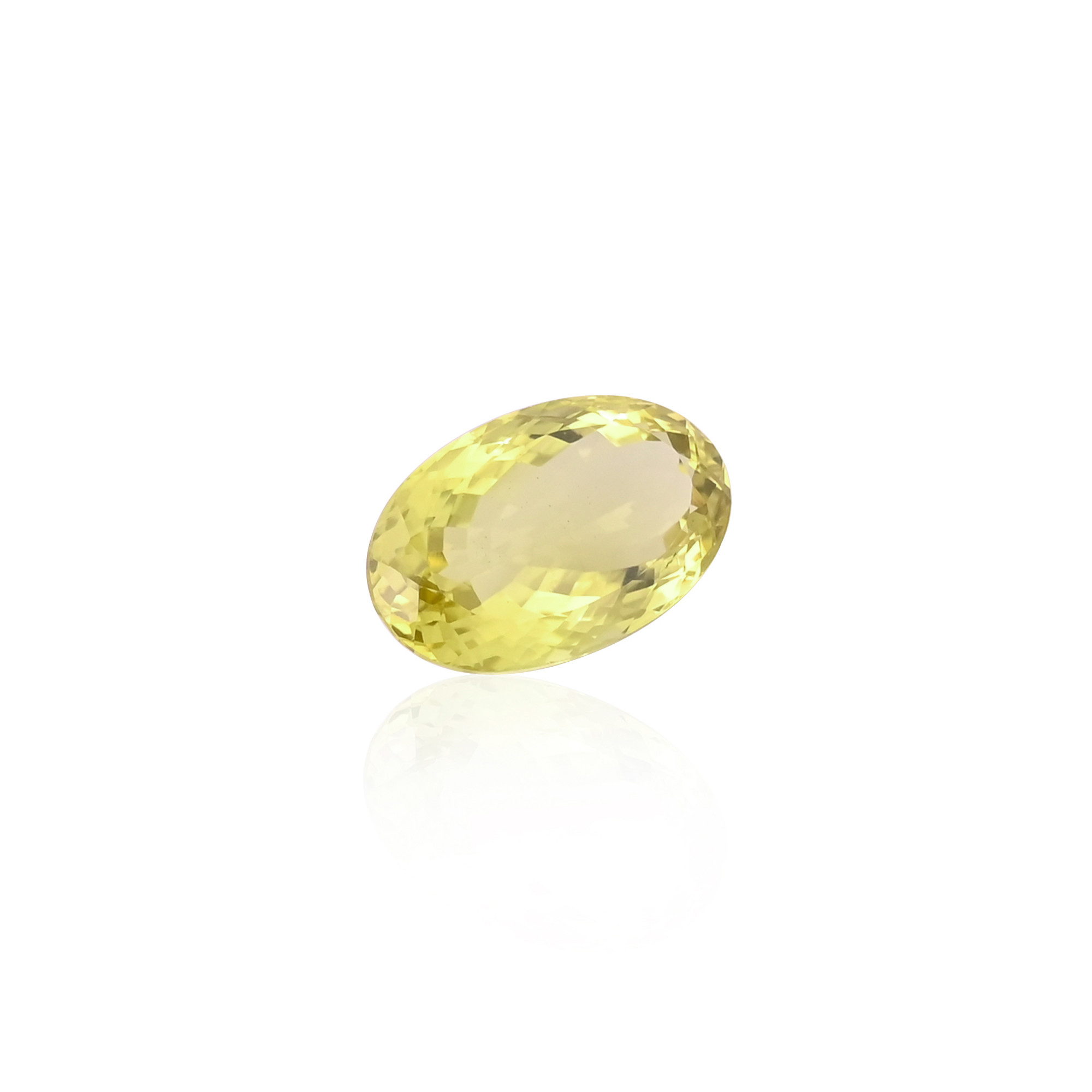 Natural Lemon Quartz 26X15MM Oval Normal cut 29Cts 1 Piece Gemstone For Making Jewelry
