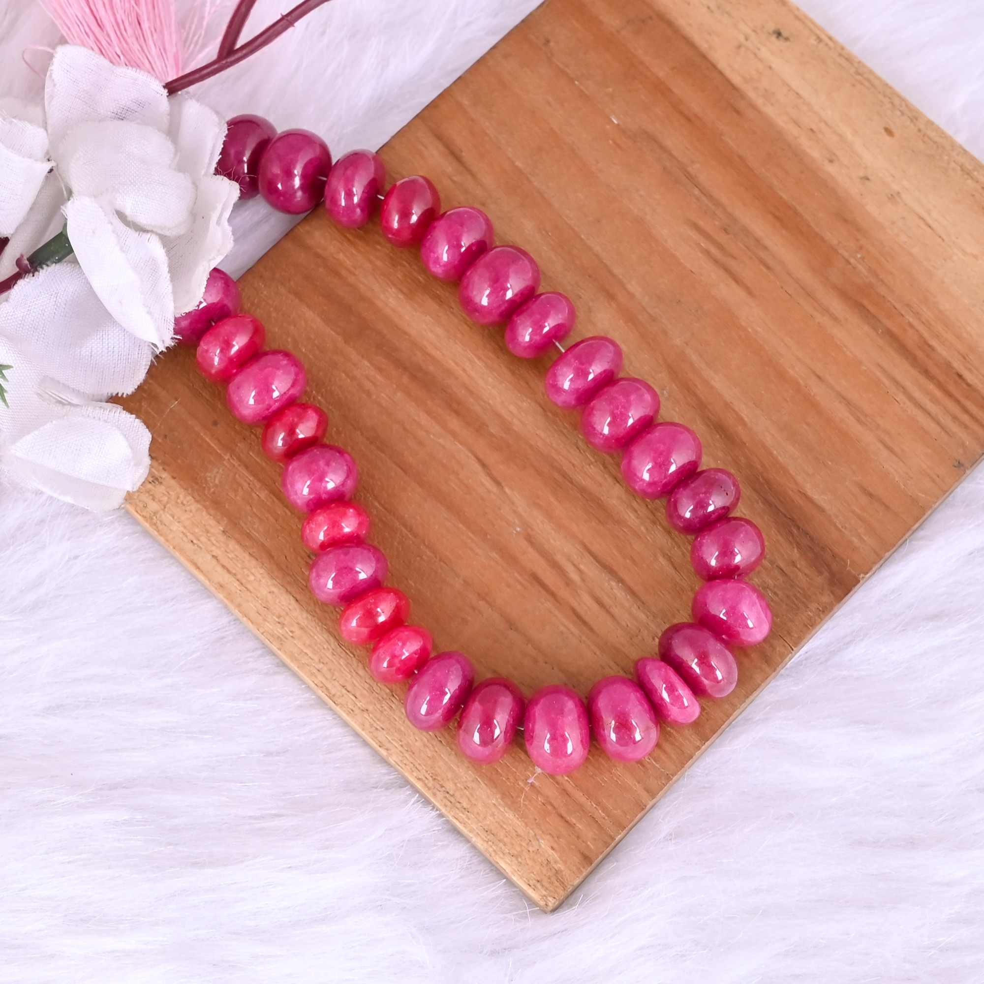 Natural Dyed Agate Loose Gemstone 563 Gram Mix Size Round Briolette Smooth Beads Strand for Jewelry Making 1 Line Strand