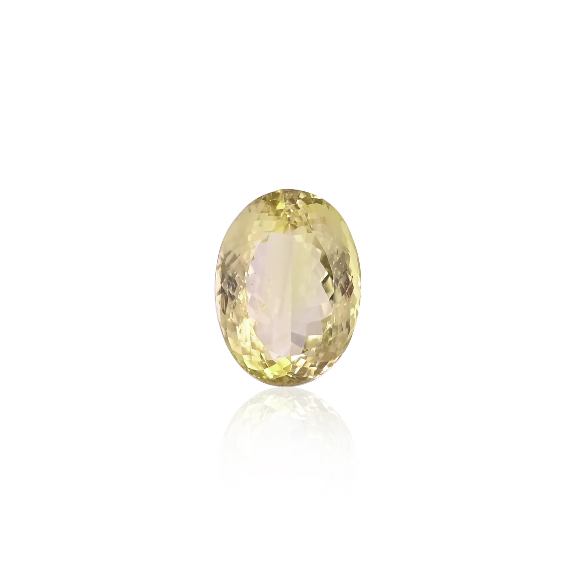 Natural Lemon Quartz 23X17MM Oval Normal Cut 3430Cts 1 Piece Gemstone For Making Jewelry