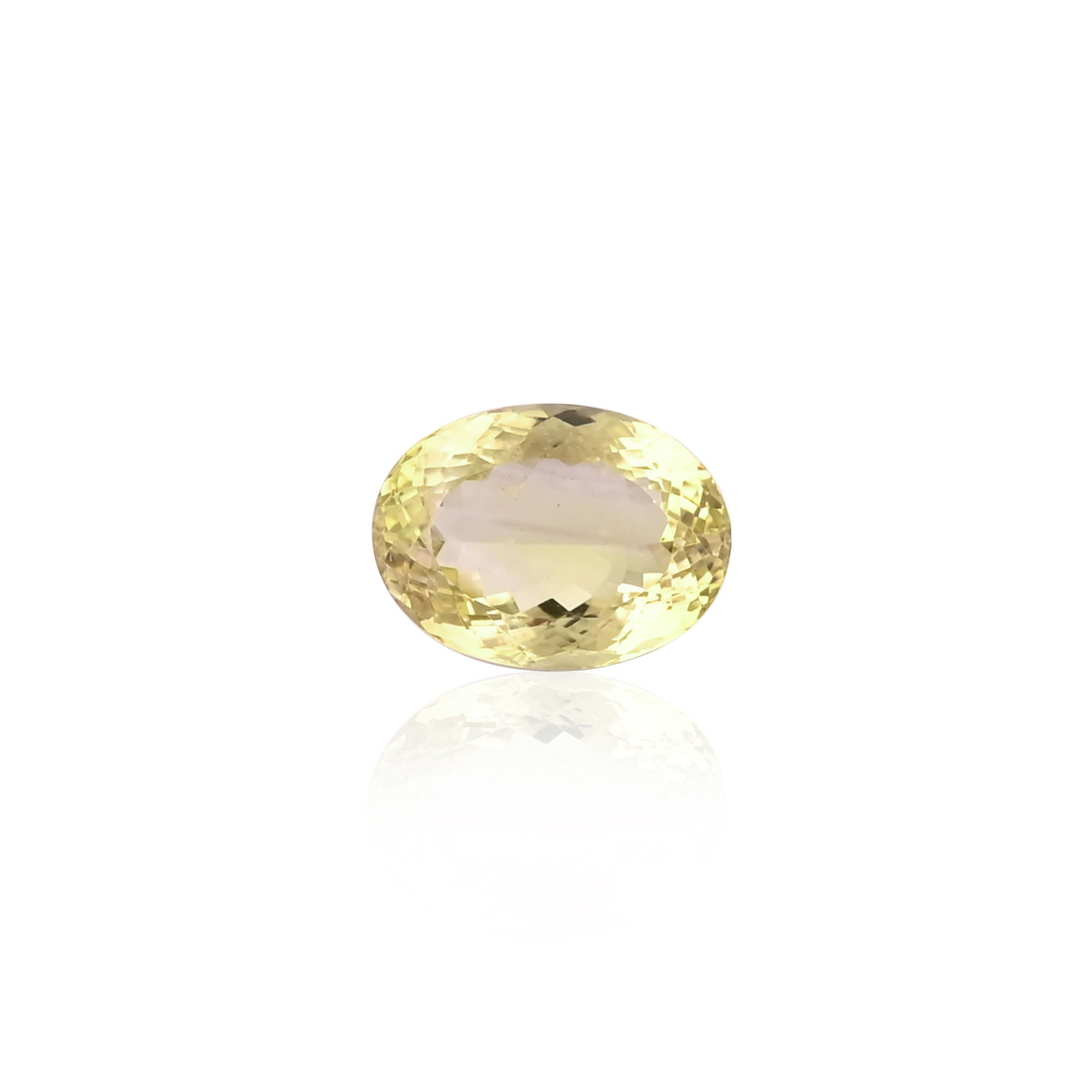 Natural Lemon Quartz 23X17MM Oval Normal Cut 3430Cts 1 Piece Gemstone For Making Jewelry