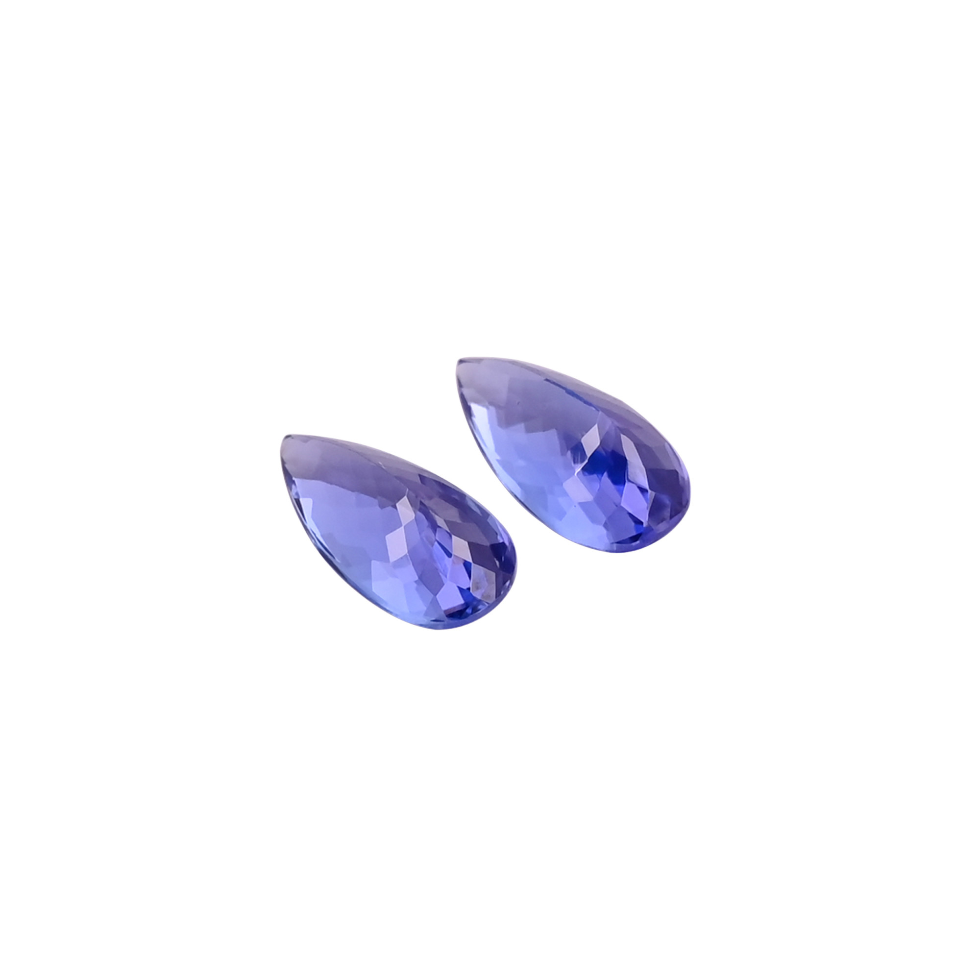 Natural Tanzanite Gemstone 14x7 MM Pear Faceted Cut Loose Stone For Making Jewelry