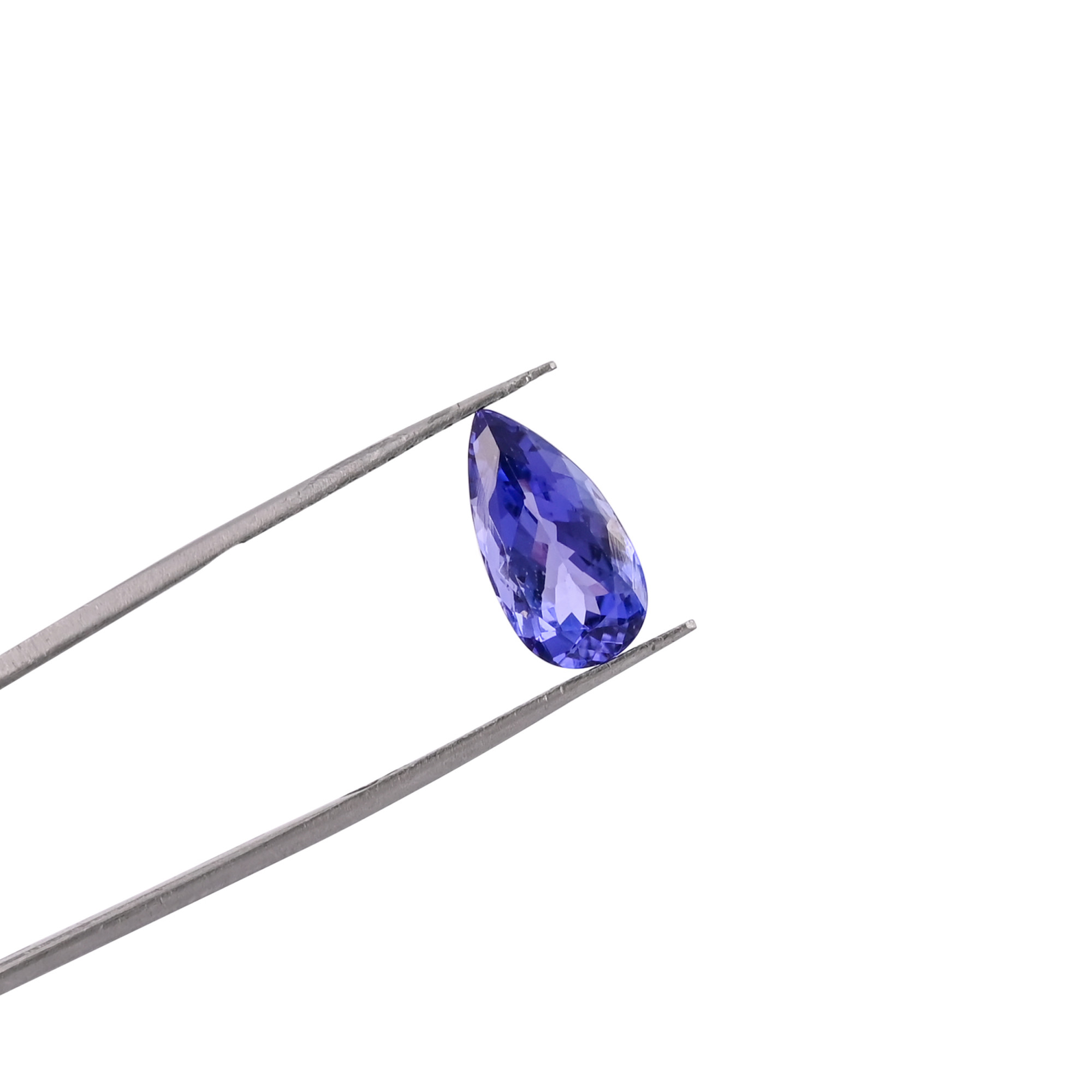Natural Tanzanite Gemstone 14x7 MM Pear Faceted Cut Loose Stone For Making Jewelry