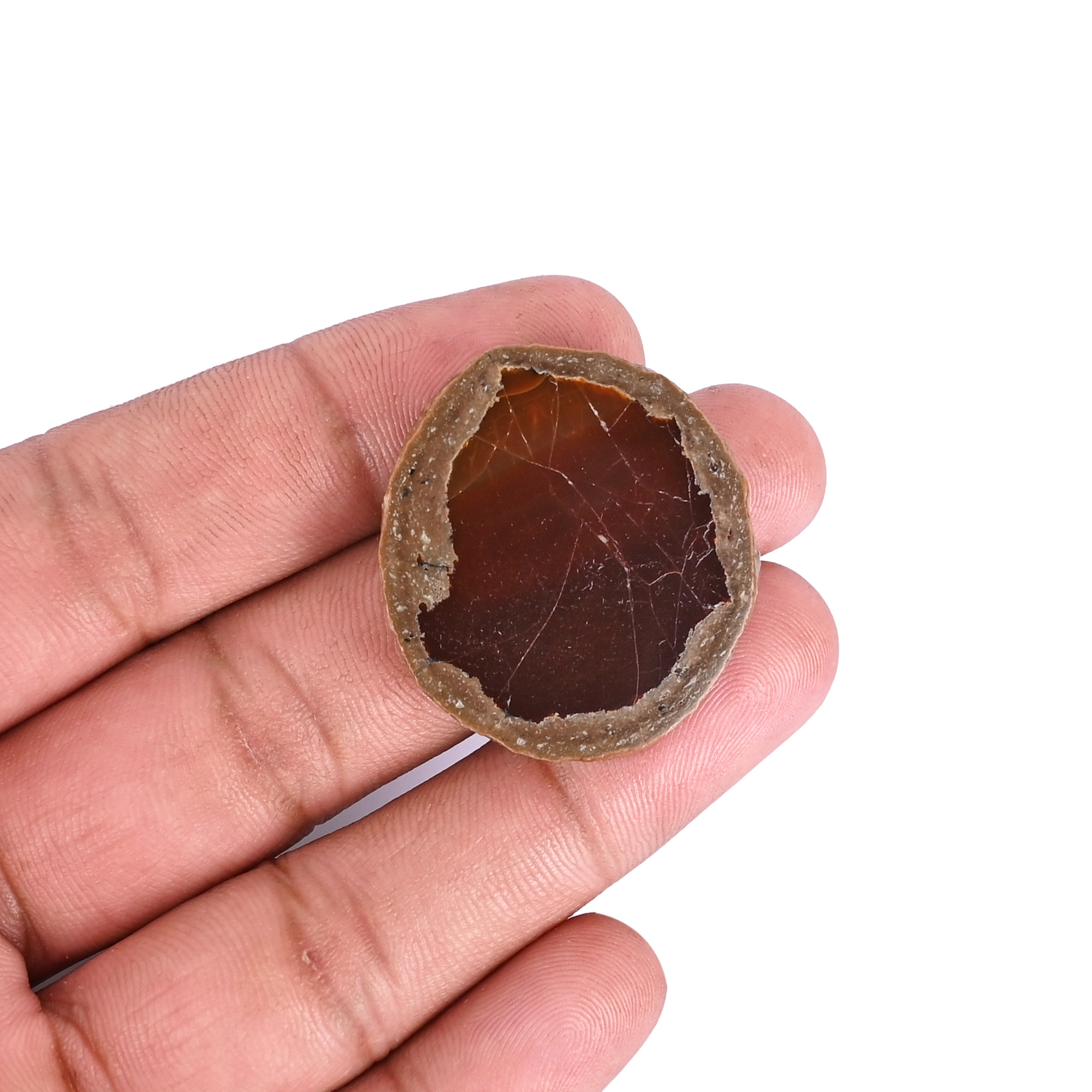 Natural Fire Opal Loose Gemstone on 31x32 MM For Making Jewelry
