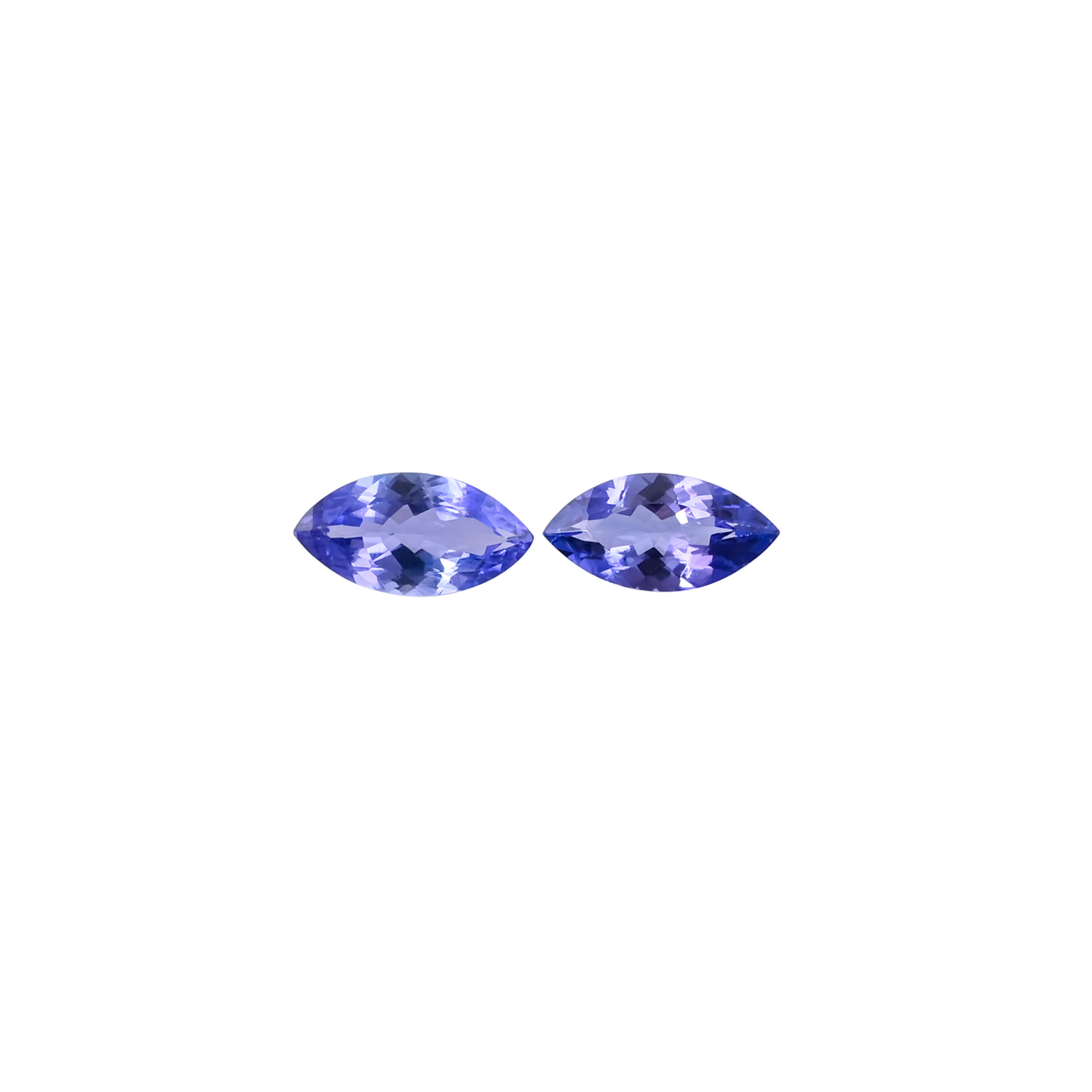Natural Tanzanite 12x6 mm Marquise Cut Gemstone Pair For Jewelry Making