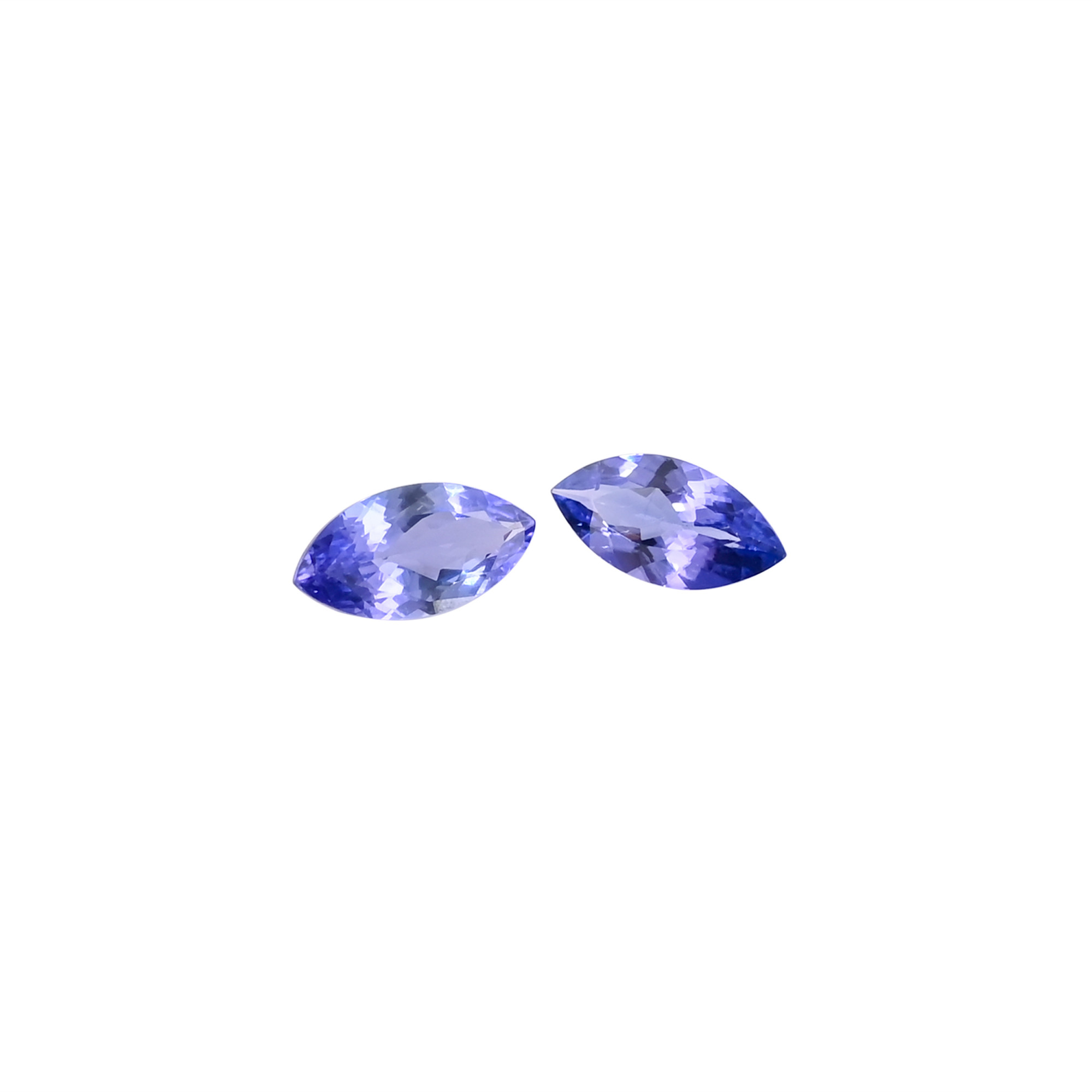 Natural Tanzanite 12x6 mm Marquise Cut Gemstone Pair For Jewelry Making