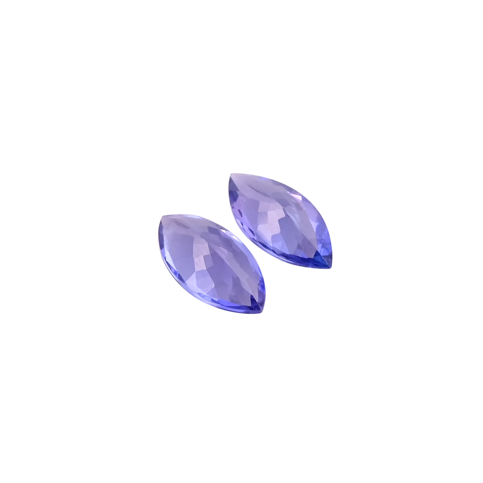 Natural Tanzanite 12x6 mm Marquise Cut Gemstone Pair For Jewelry Making