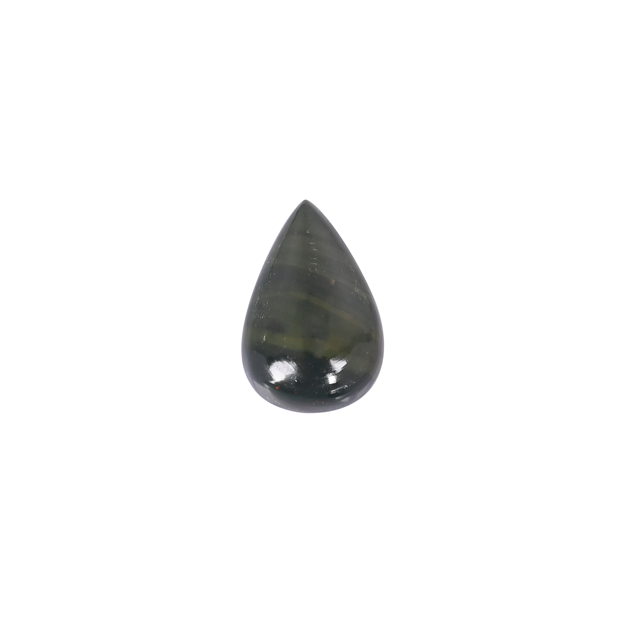 Natural Golden Sheen Obsidian Pear Shape Cabochon Polished Loose Gemstone for Jewelry Making