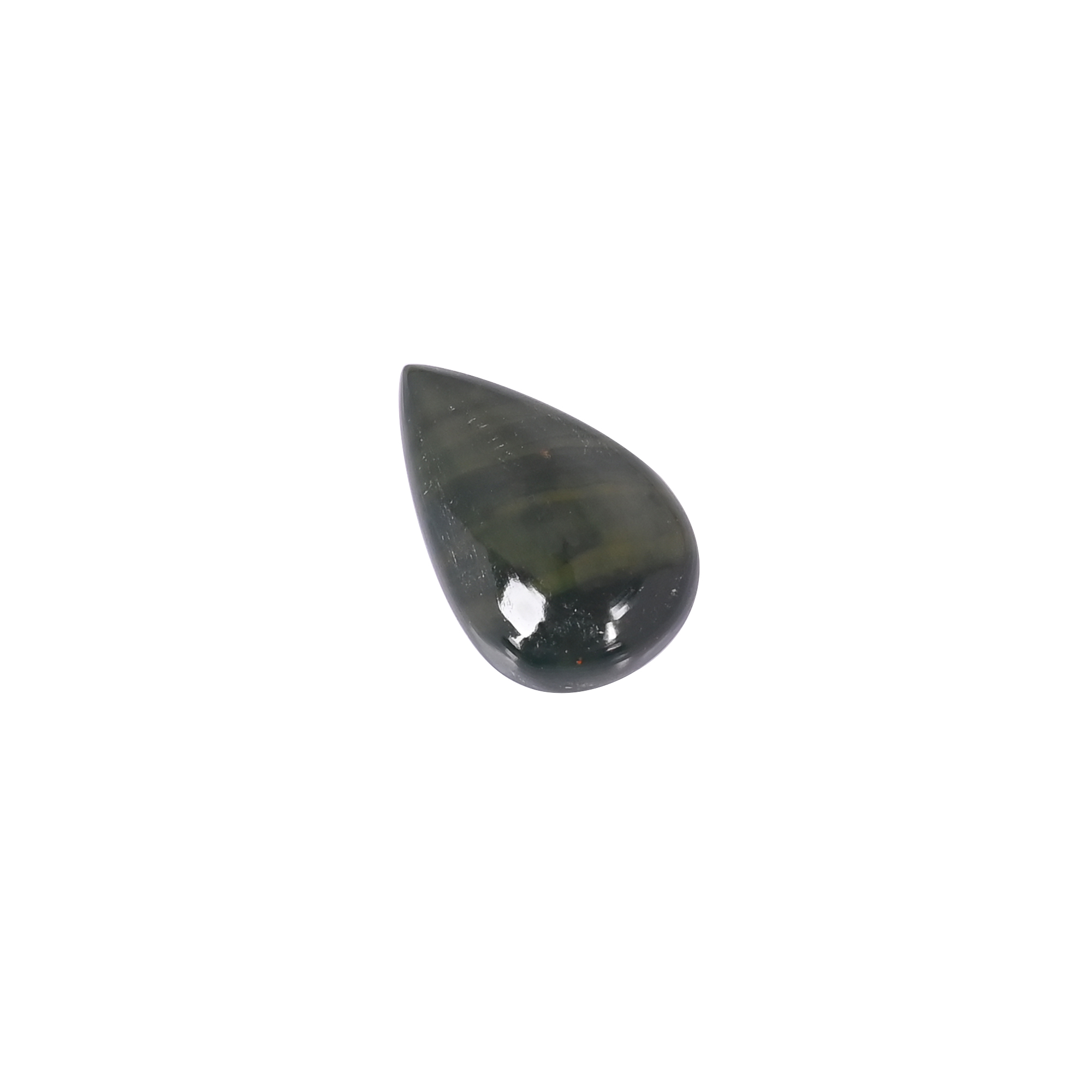 Natural Golden Sheen Obsidian Pear Shape Cabochon Polished Loose Gemstone for Jewelry Making