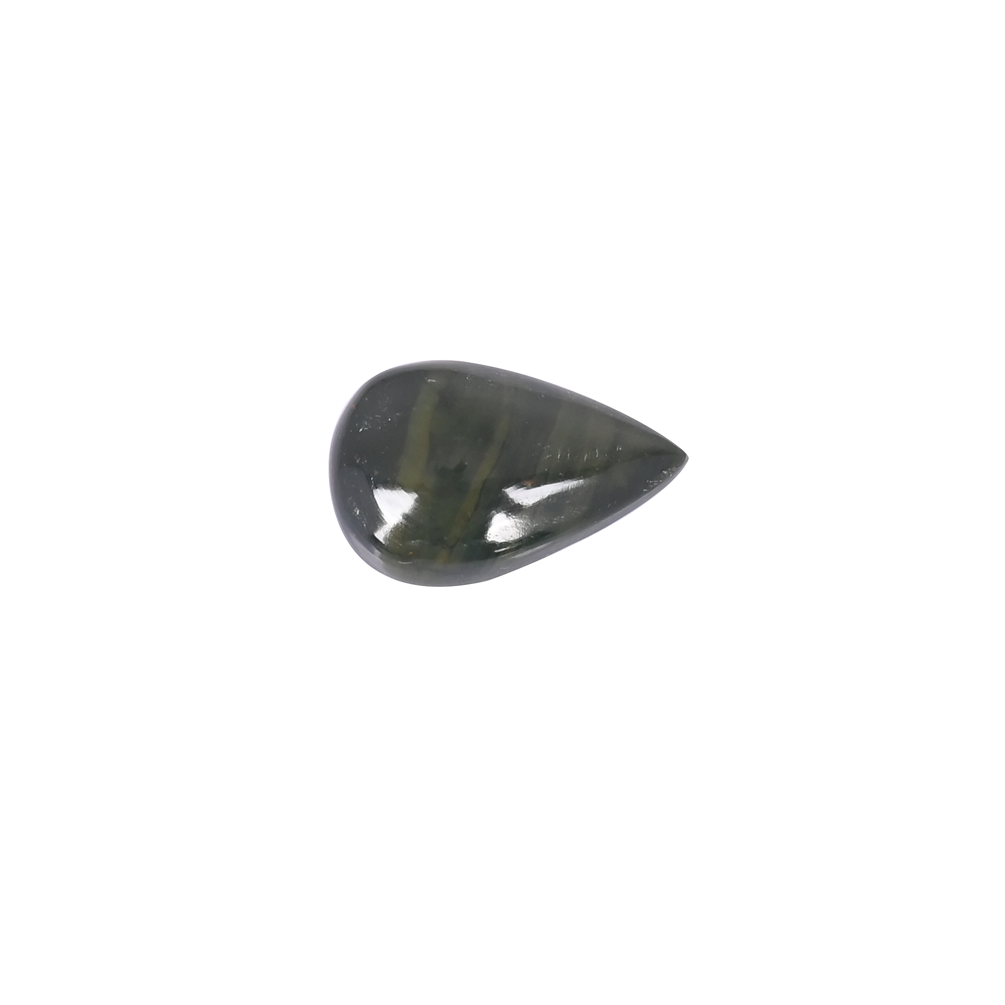 Natural Golden Sheen Obsidian Pear Shape Cabochon Polished Loose Gemstone for Jewelry Making