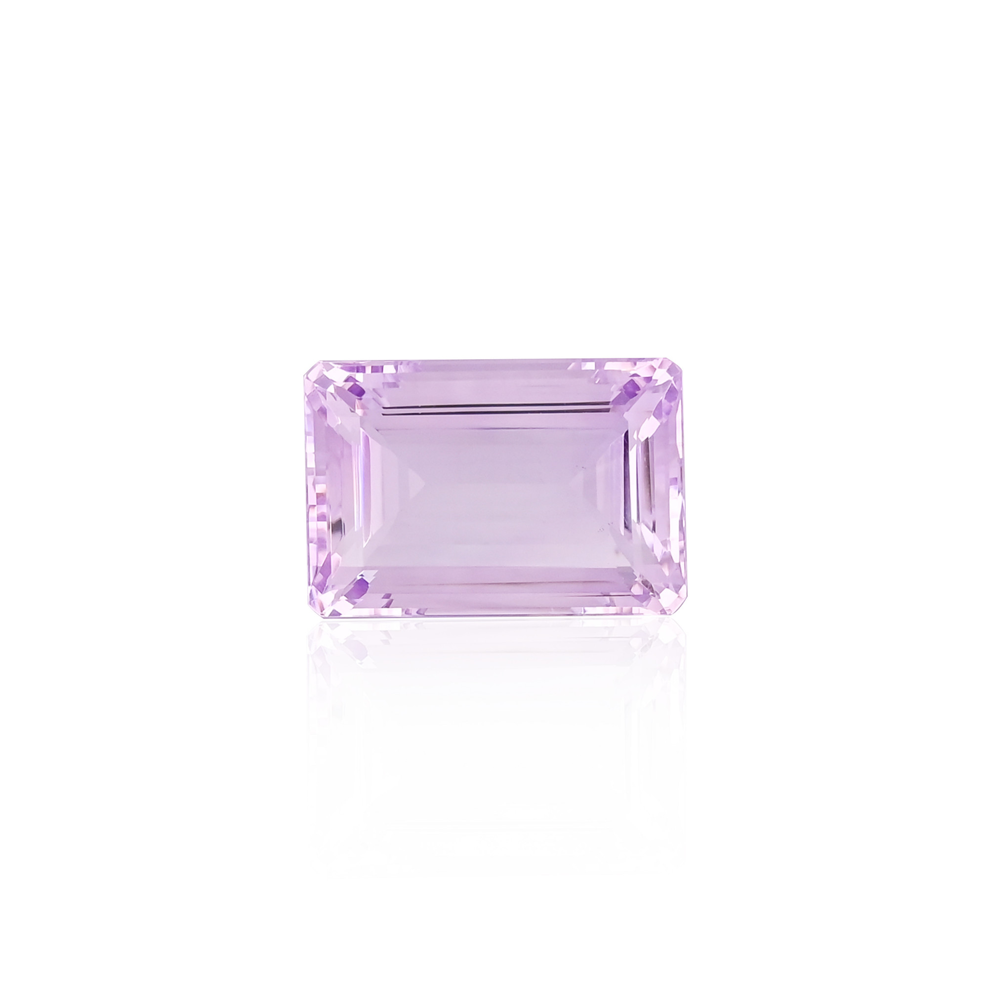 Natural Pink Amethyst 36X25MM Rectangle Normal Cut 135Cts 1 Piece Gemstone For Making Jewelry