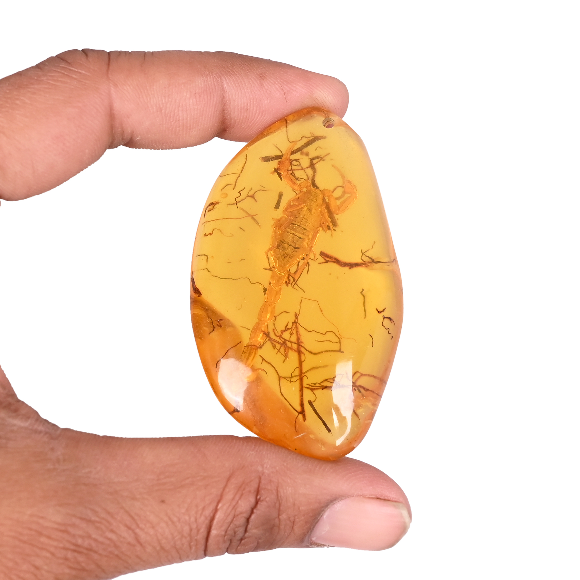 Ishu Gems AA Quality Lab Created Synthetic Amber 63x37mm Uneven Shape Gemstone 10815g Natural Treatments Customizable Womens
