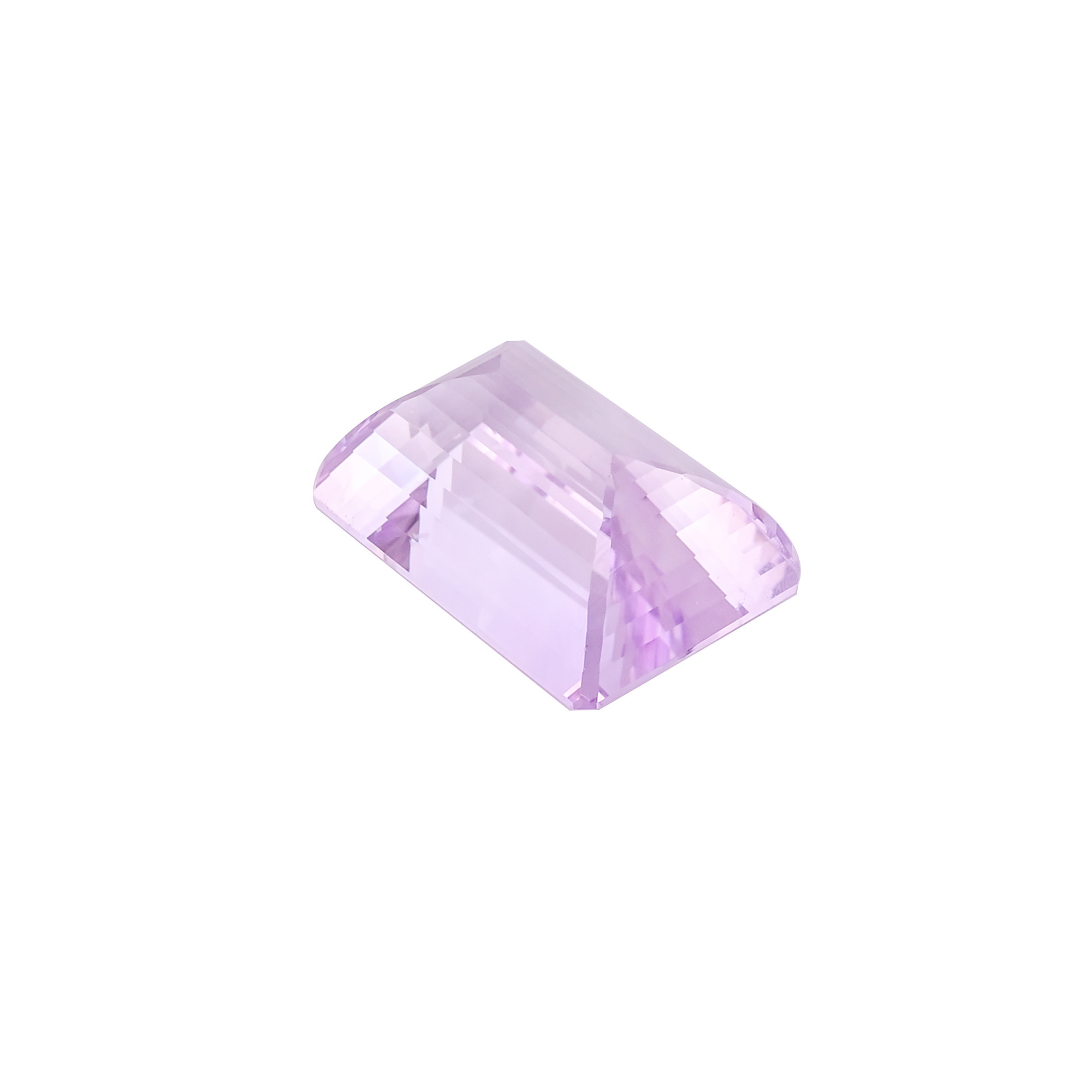Natural Pink Amethyst 36X25MM Rectangle Normal Cut 135Cts 1 Piece Gemstone For Making Jewelry