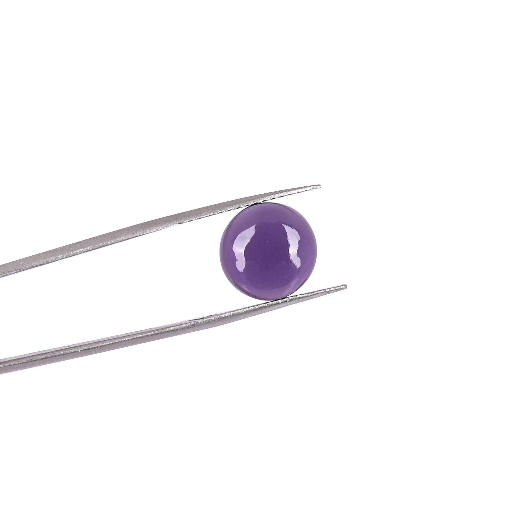 Premium Quality Natural Purple Amethyst Round Cabochon Loose Gemstone for Jewelry Making