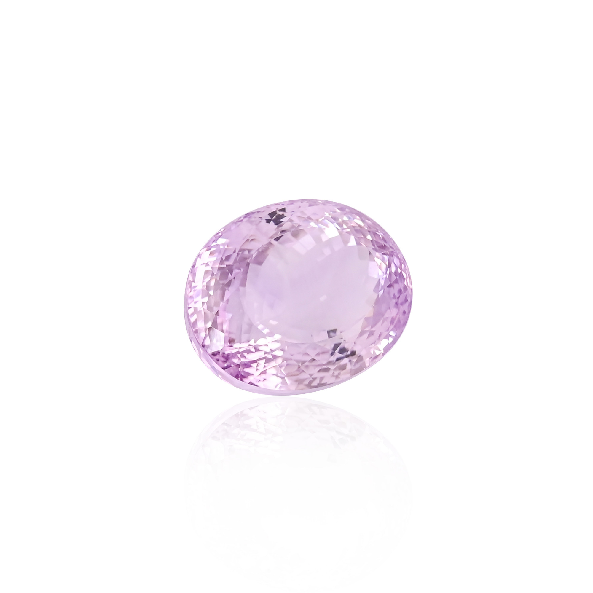 Natural Pink Amethyst 35X28MM Oval Normal Cut 12440Cts 1 Piece Gemstone For Making Jewelry