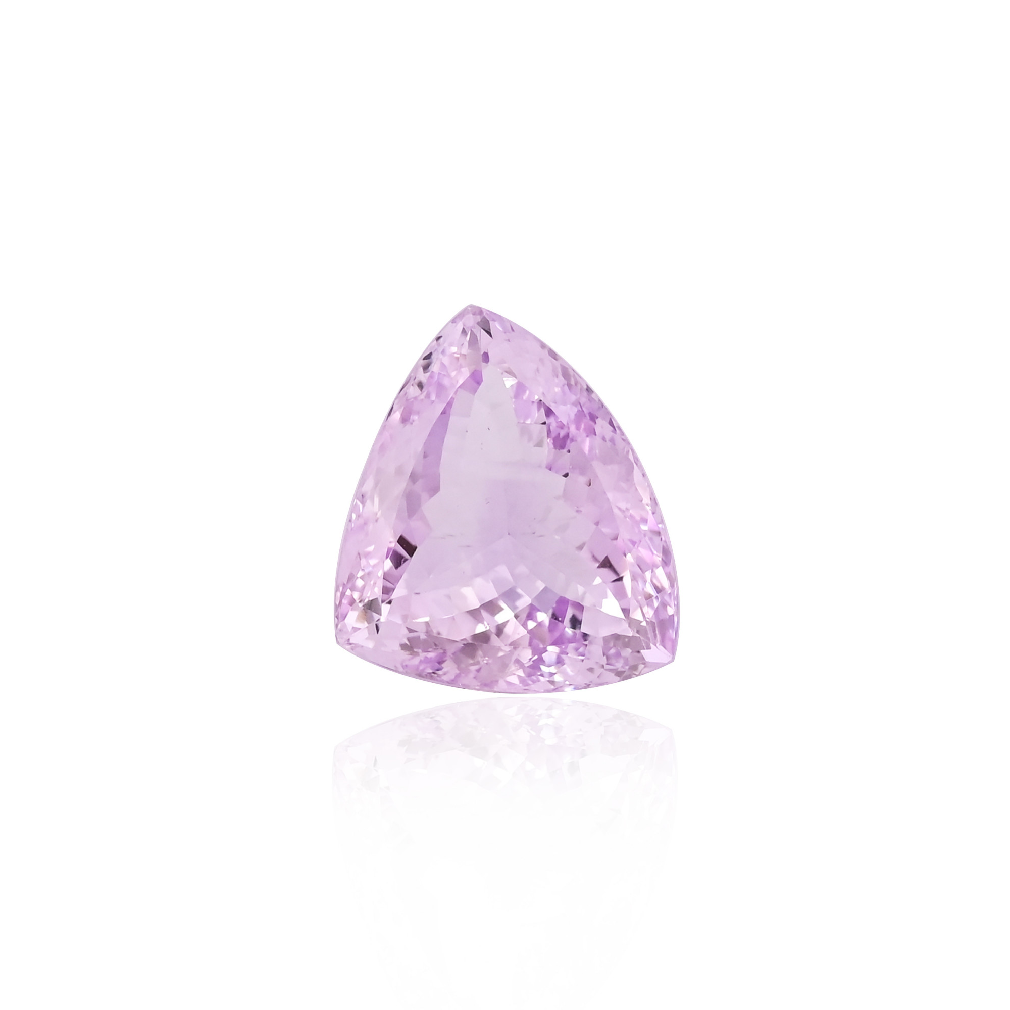 Natural Pink Amethyst 35X31MM Trillion Normal Cut 11910Cts 1 Piece Gemstone For Making Jewelry