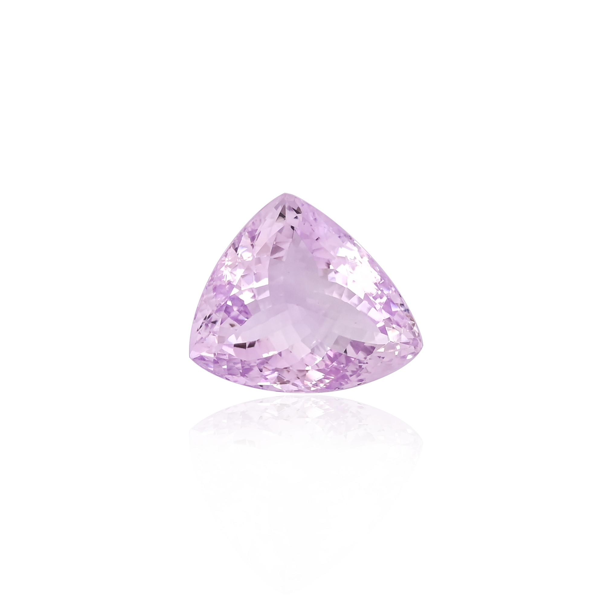 Natural Pink Amethyst 35X31MM Trillion Normal Cut 11910Cts 1 Piece Gemstone For Making Jewelry