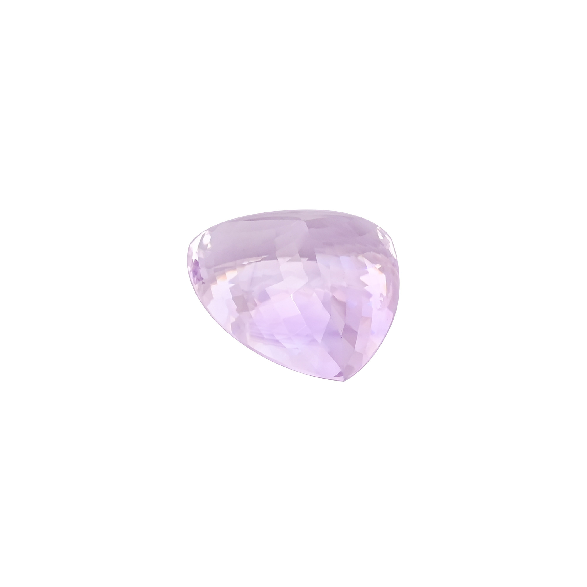 Natural Pink Amethyst 35X31MM Trillion Normal Cut 11910Cts 1 Piece Gemstone For Making Jewelry