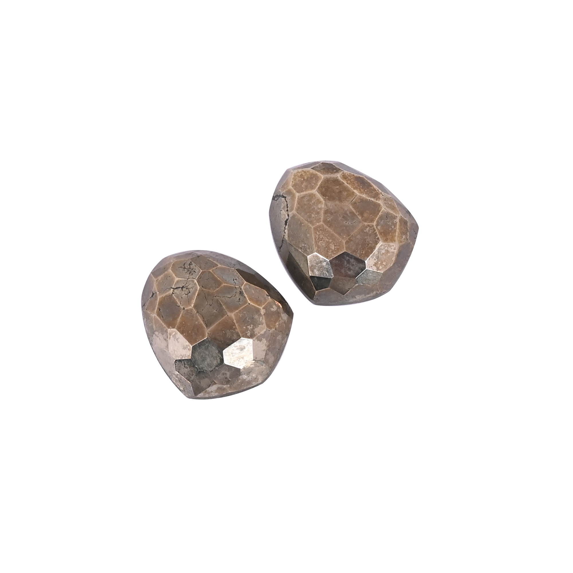 Natural Pyrite Gemstone 20x17mm Football Cut 3590Cts Best Quality Gemstone for Jewelry by Ishu Gems Customizable