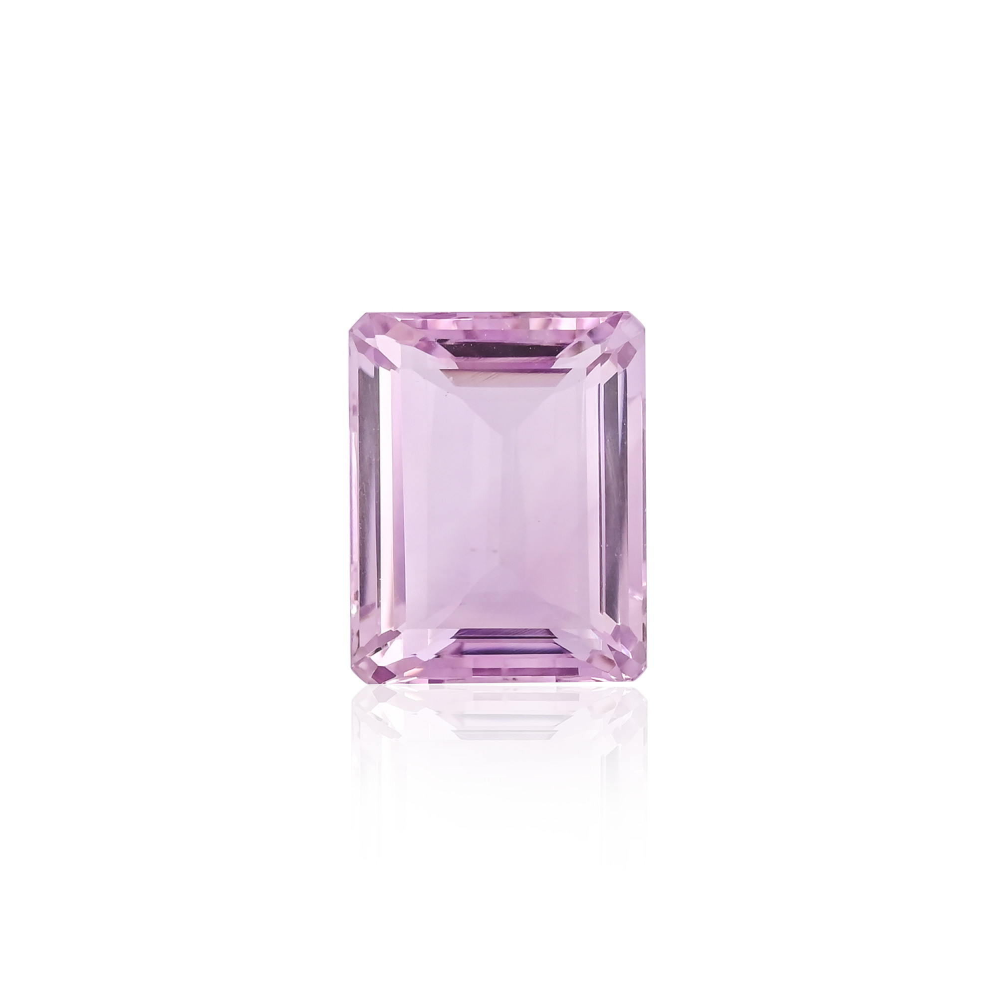 Natural Pink Amethyst 30X24MM Rectangle Normal Cut 90Cts 1 Piece Gemstone For Making Jewelry