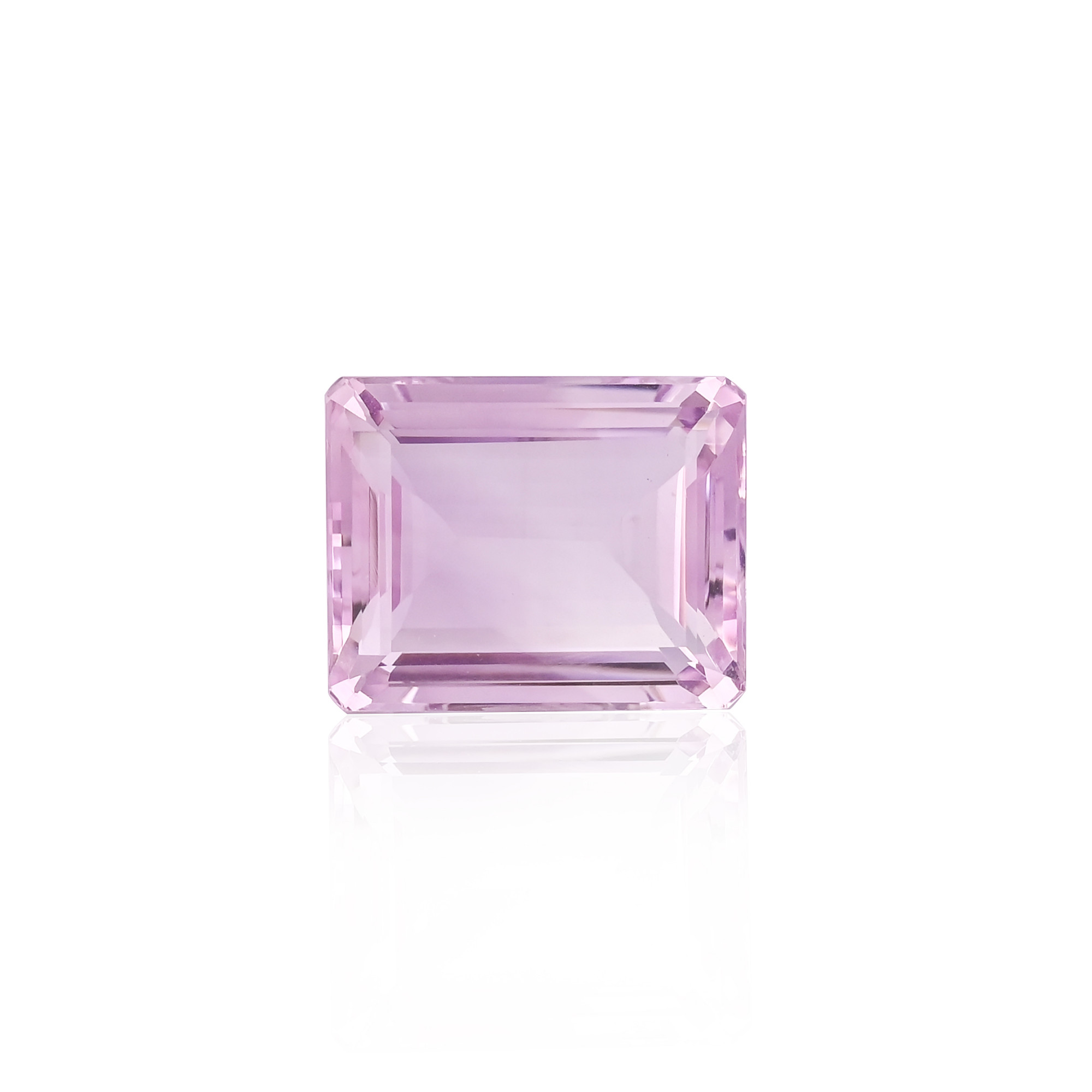 Natural Pink Amethyst 30X24MM Rectangle Normal Cut 90Cts 1 Piece Gemstone For Making Jewelry