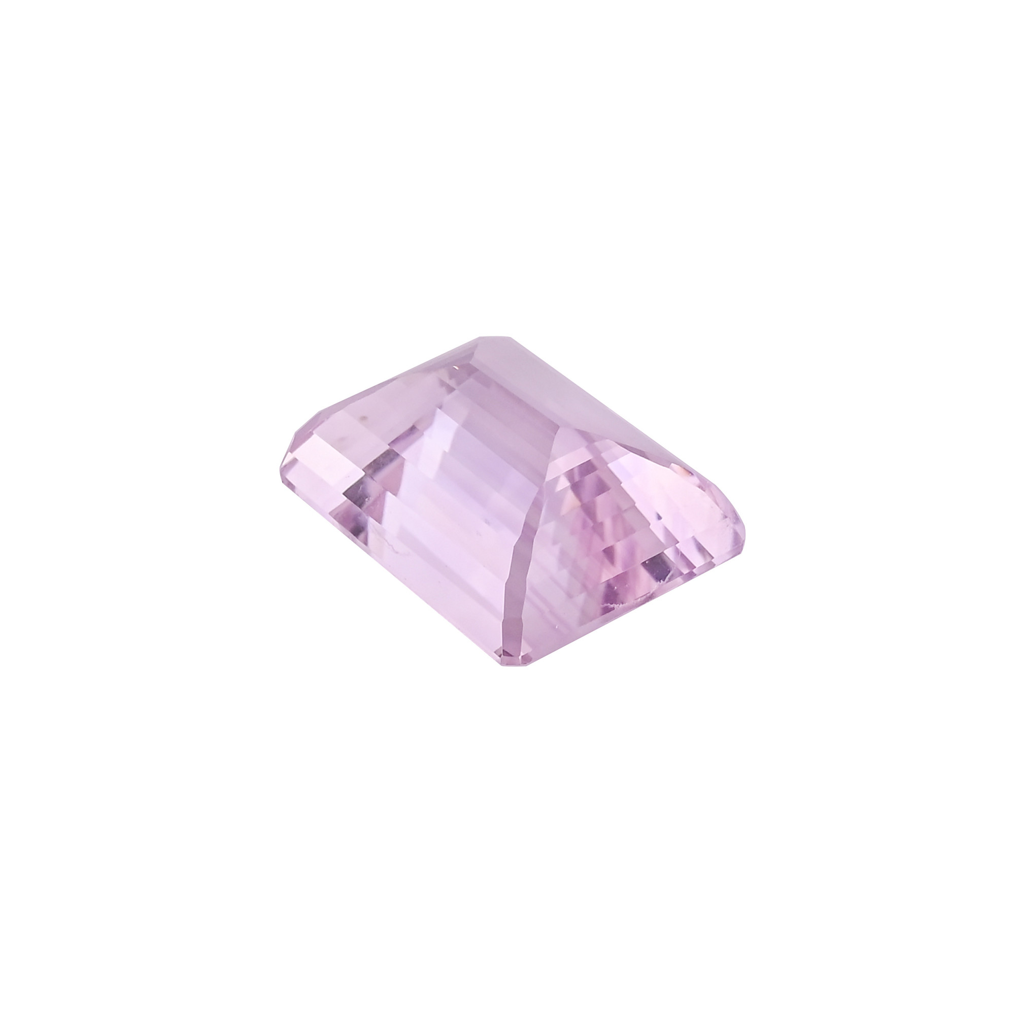 Natural Pink Amethyst 30X24MM Rectangle Normal Cut 90Cts 1 Piece Gemstone For Making Jewelry