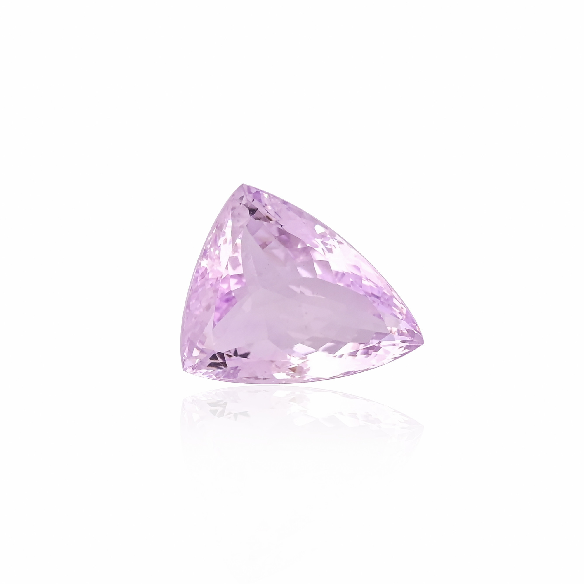 Natural Pink Amethyst 26X32MM Trillion Normal Cut 7155 Cts 1 Piece Gemstone For Making Jewelry