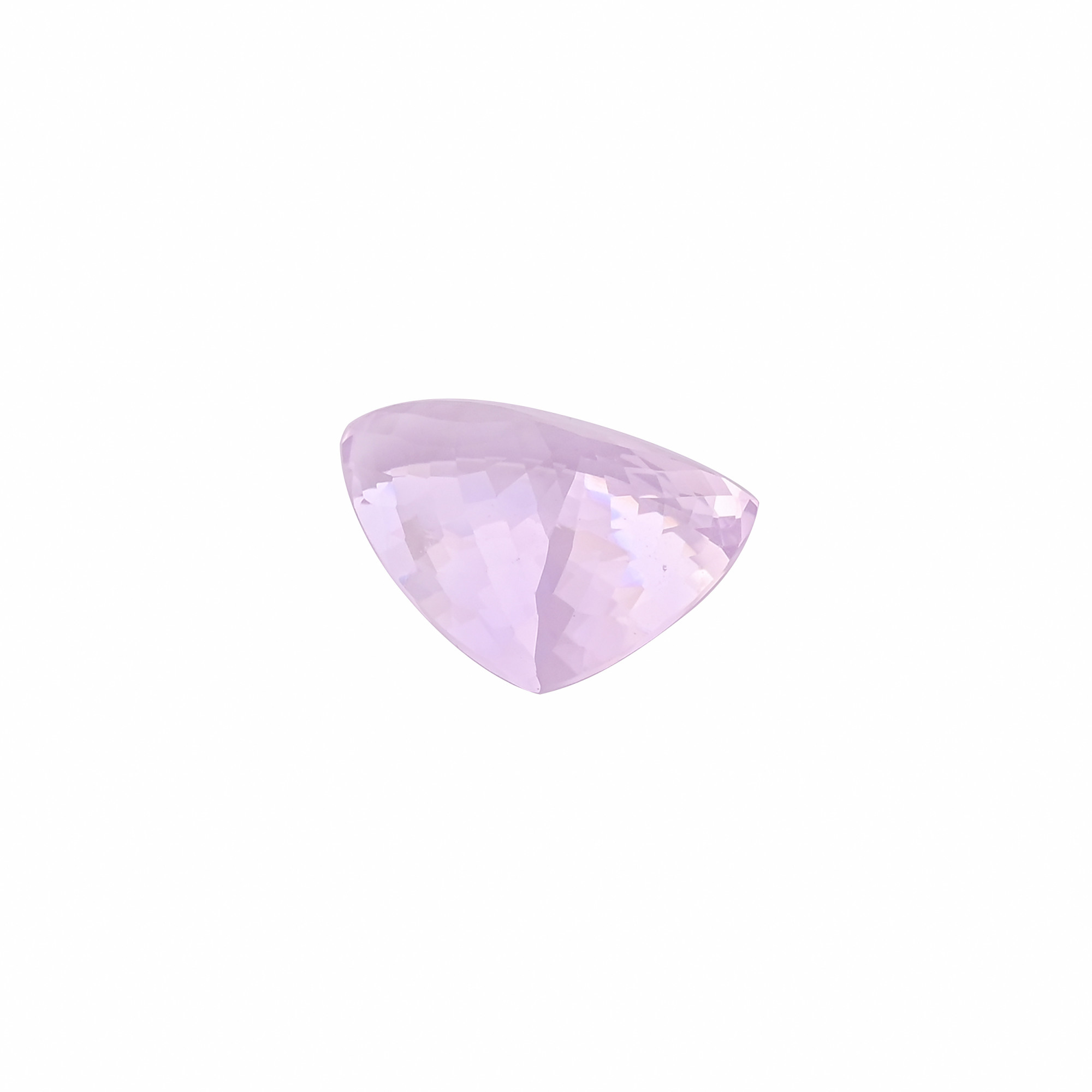 Natural Pink Amethyst 26X32MM Trillion Normal Cut 7155 Cts 1 Piece Gemstone For Making Jewelry