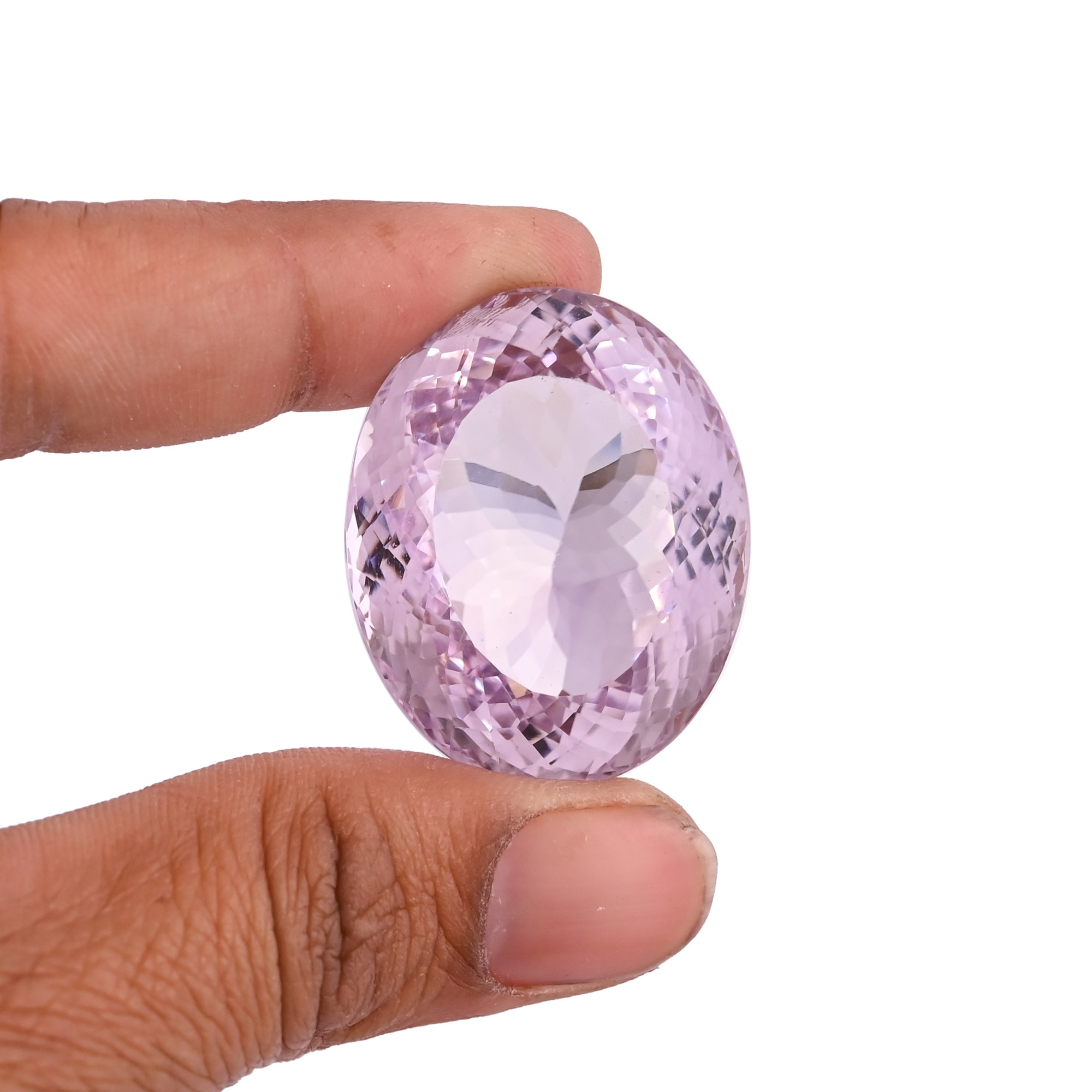 Natural Pink Amethyst 35X28MM Oval Normal Cut 15180Cts 1 Piece Gemstone For Making Jewelry