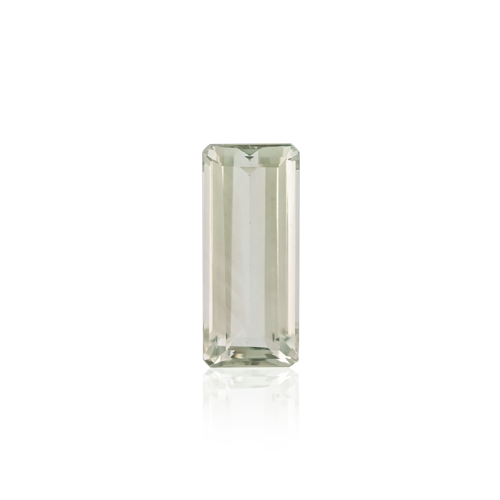 Natural Green Amethyst 36X15MM Baguette Normal Cut 5740Cts 1Piece Gemstone For Making Jewelry