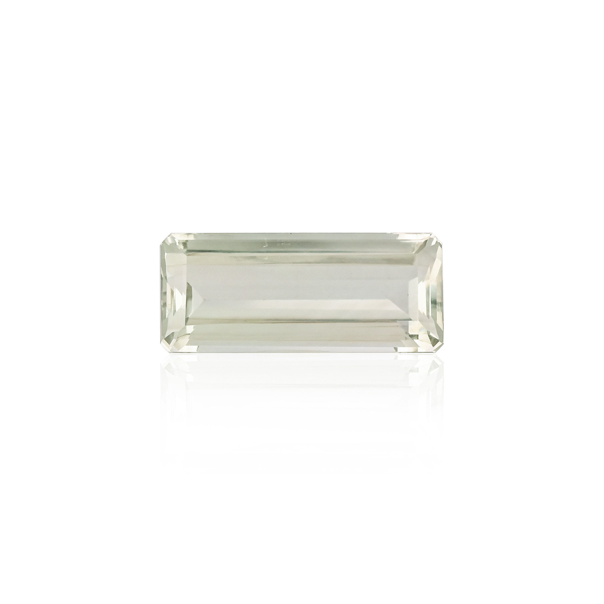 Natural Green Amethyst 36X15MM Baguette Normal Cut 5740Cts 1Piece Gemstone For Making Jewelry