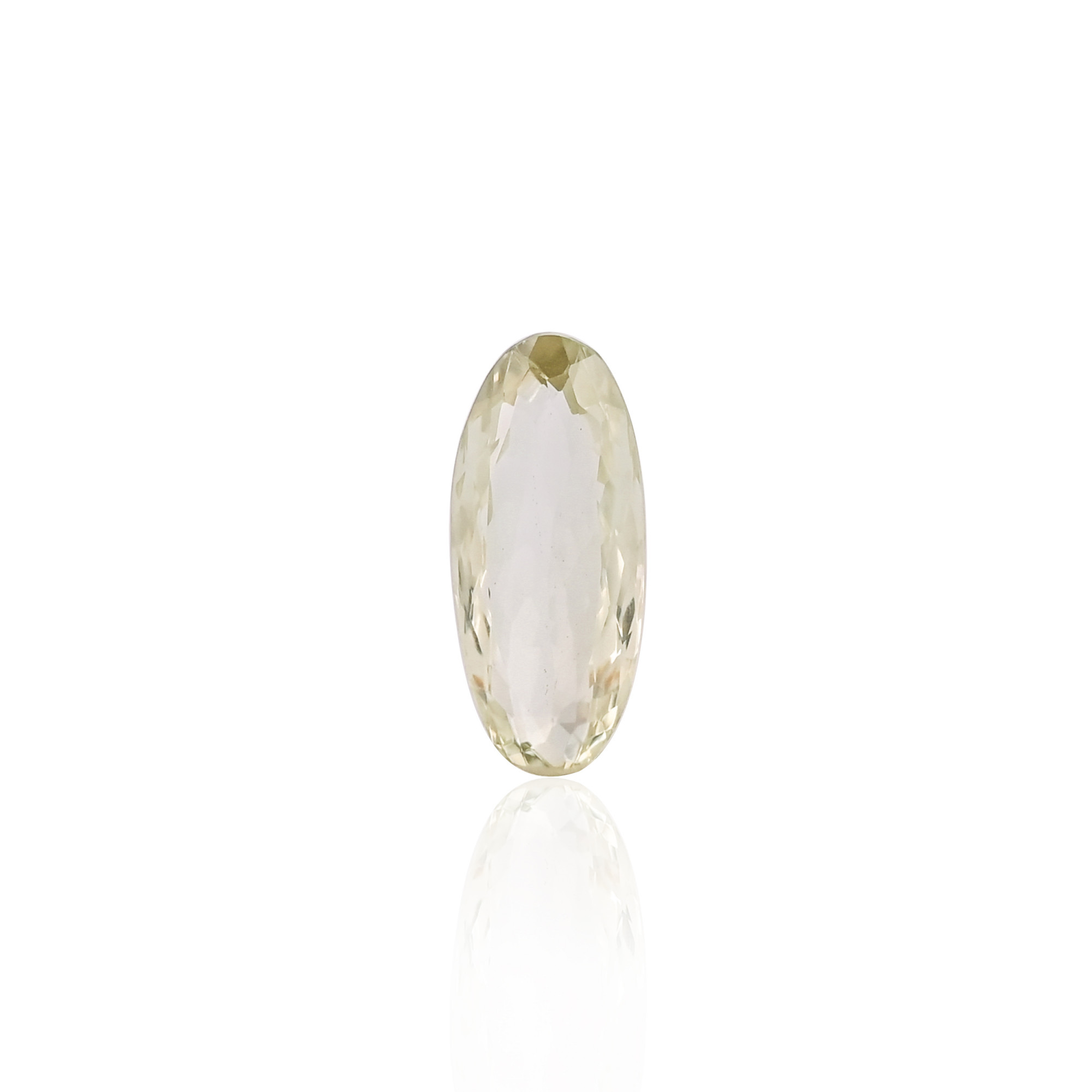 Natural Green Amethyst 25X10MM Oval Normal Cut 1360Cts 1Piece Gemstone For Making Jewelry