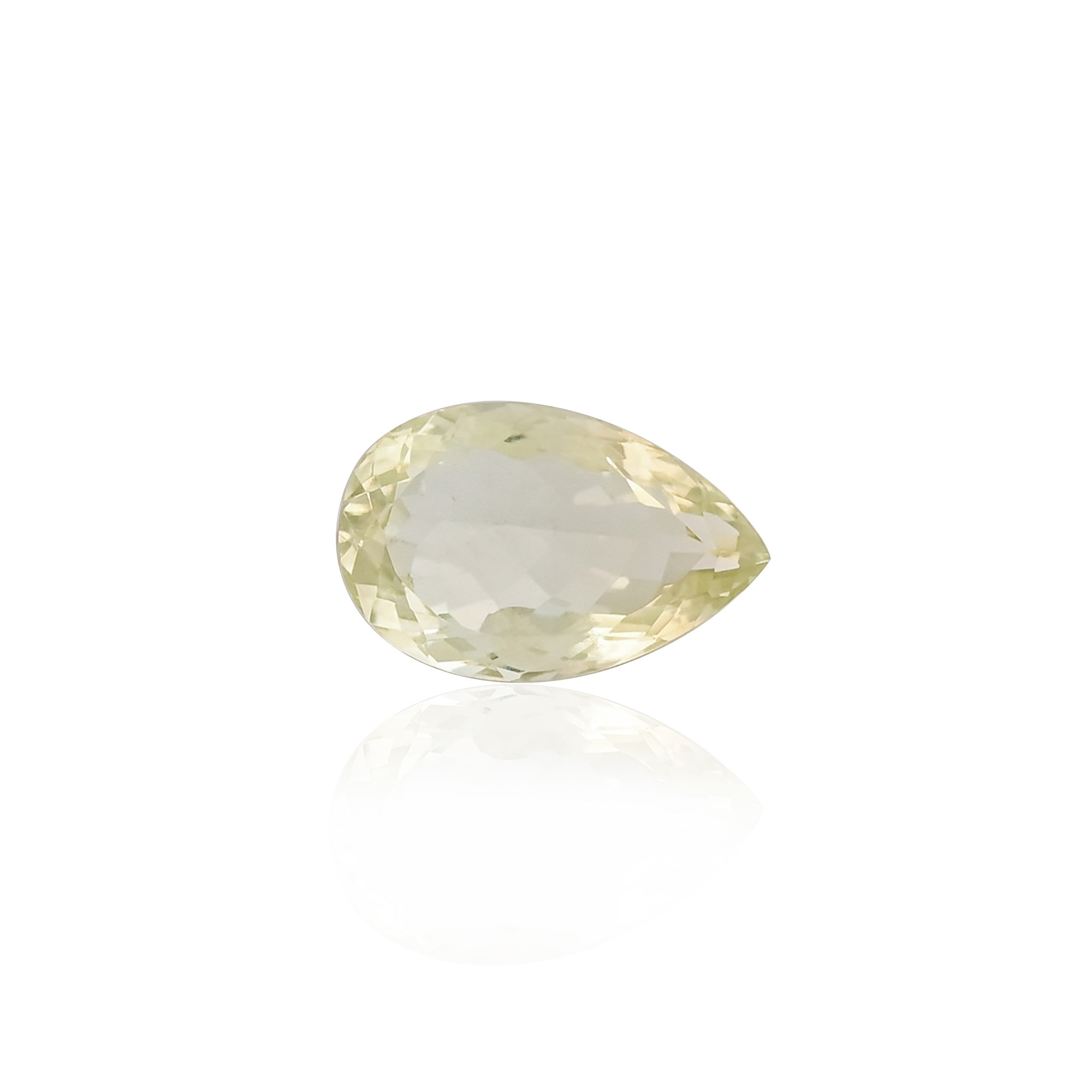 Natural Green Amethyst 22X14MM Pear Normal Cut 1945Cts 1Piece Gemstone For Making Jewelry