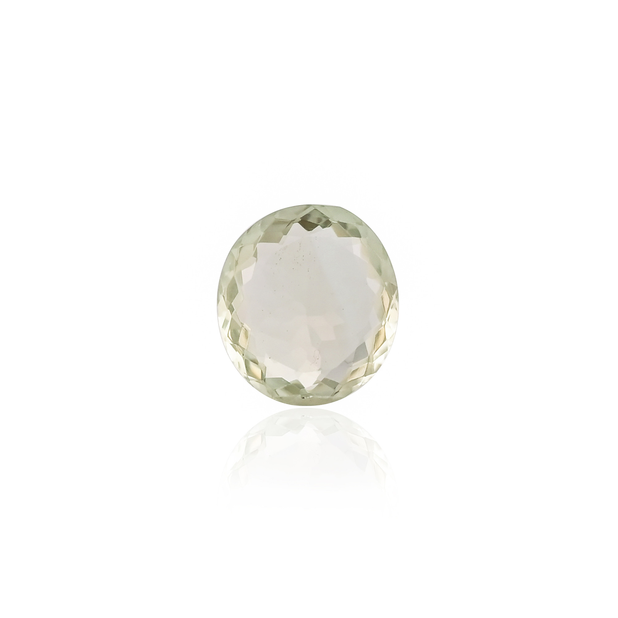 Natural Green Amethyst 18X17MM Oval Normal Cut 1375Cts 1Piece Gemstone For Making Jewelry