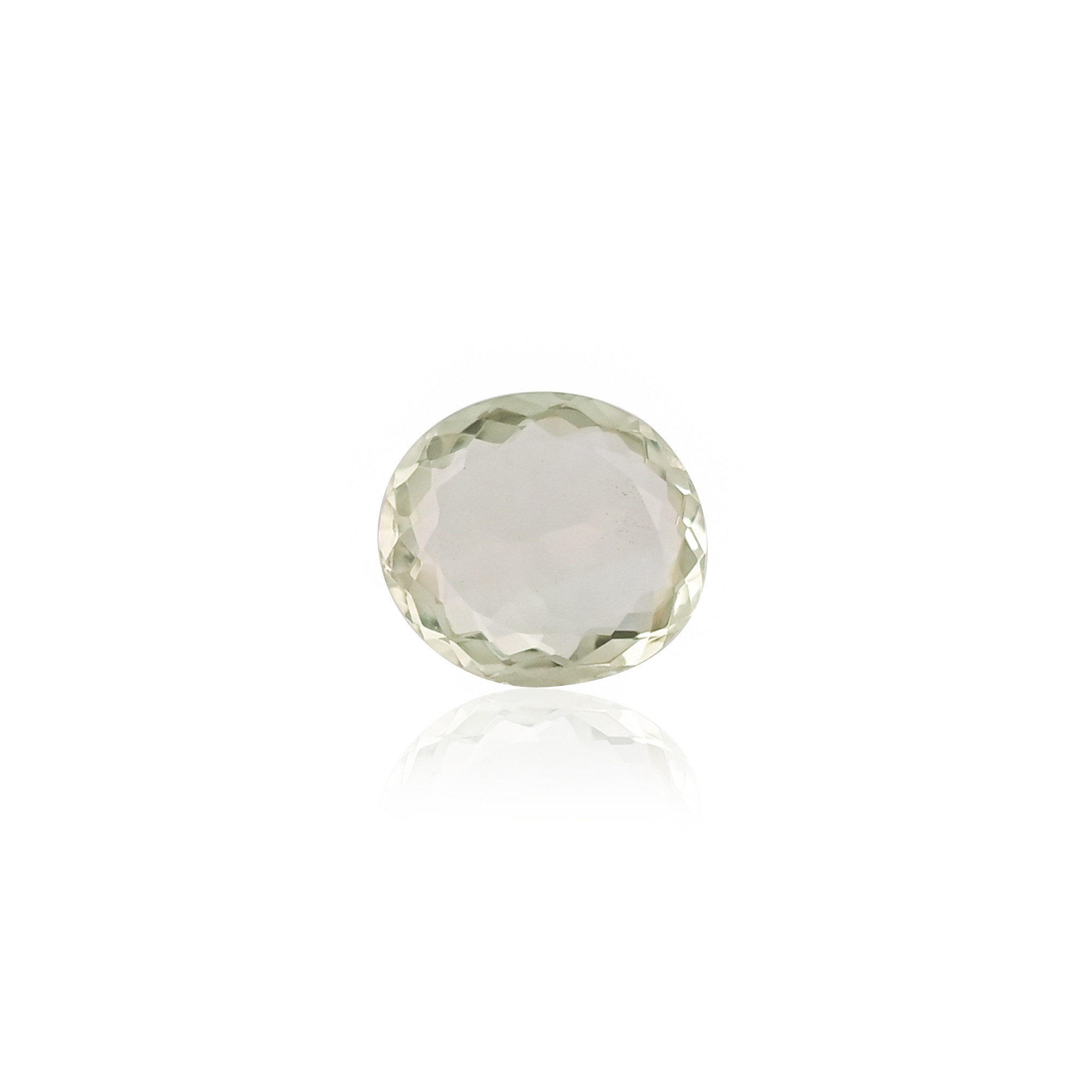 Natural Green Amethyst 18X17MM Oval Normal Cut 1375Cts 1Piece Gemstone For Making Jewelry