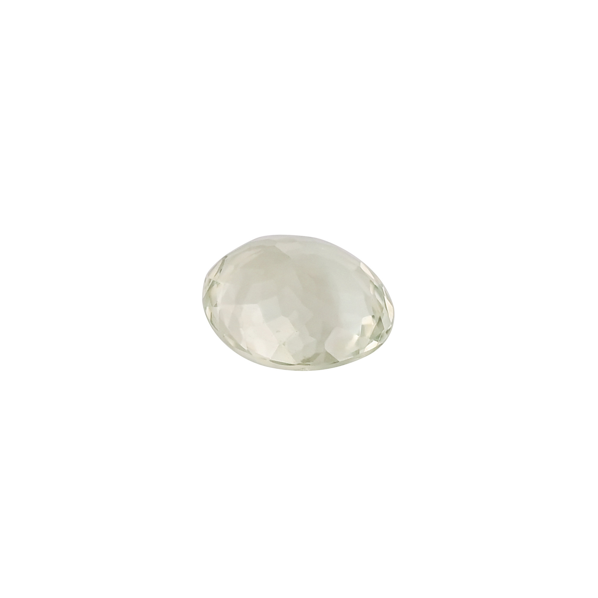 Natural Green Amethyst 18X17MM Oval Normal Cut 1375Cts 1Piece Gemstone For Making Jewelry