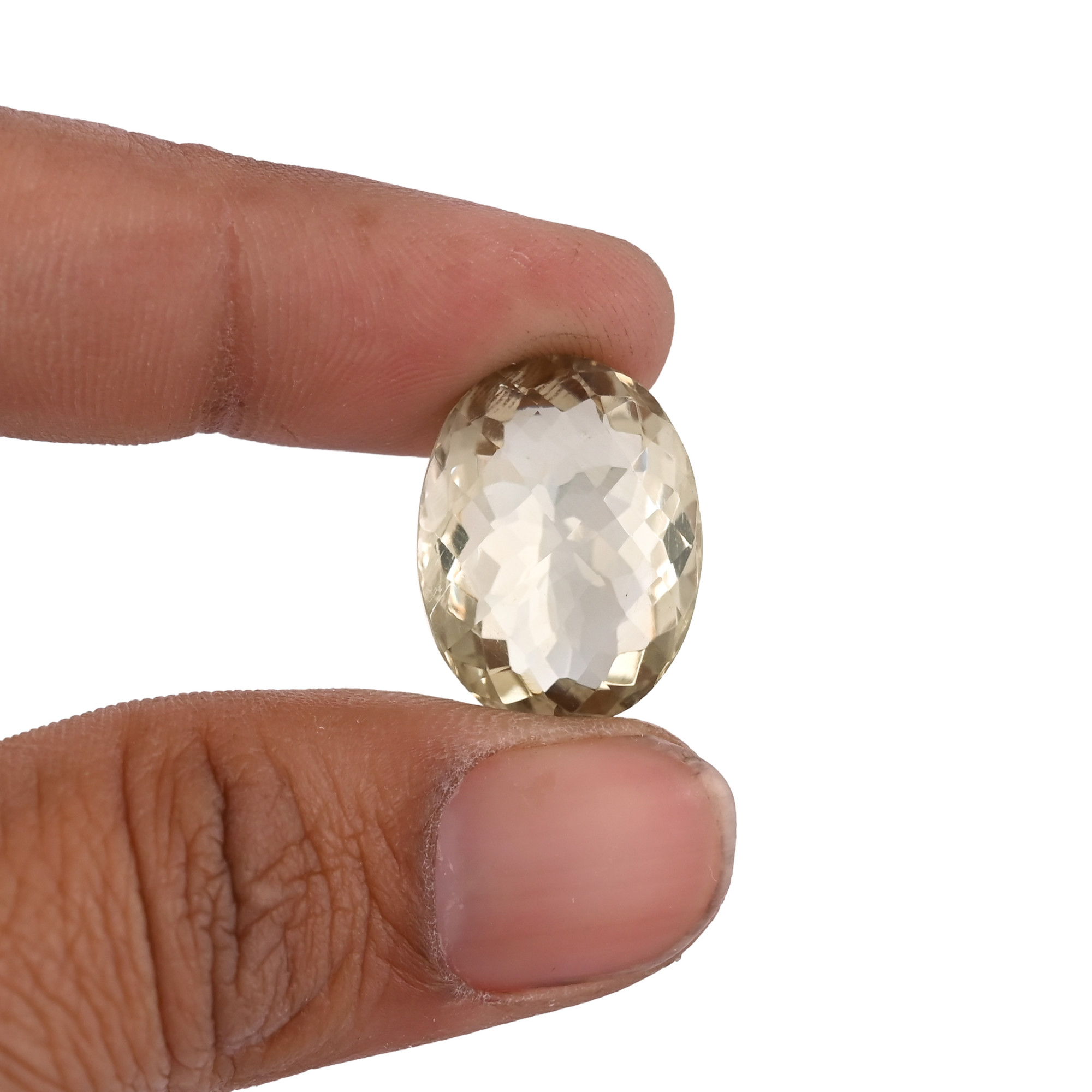 Natural Green Amethyst 20X16MM Oval Normal Cut 2160Cts 1Piece Gemstone For Making Jewelry