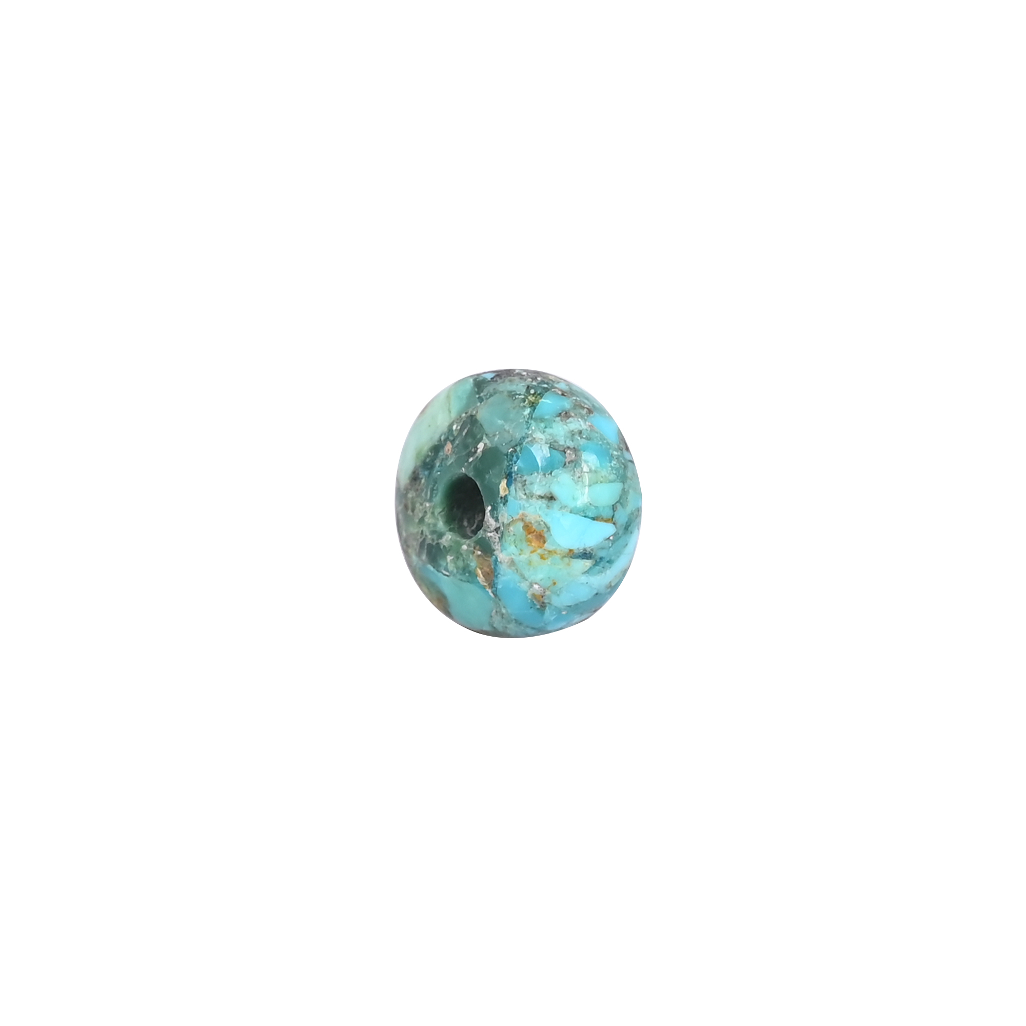 Natural Turquoise Polished Roundel Gemstone Beads 14x8x3mm 915 Carat for Jewelry Making