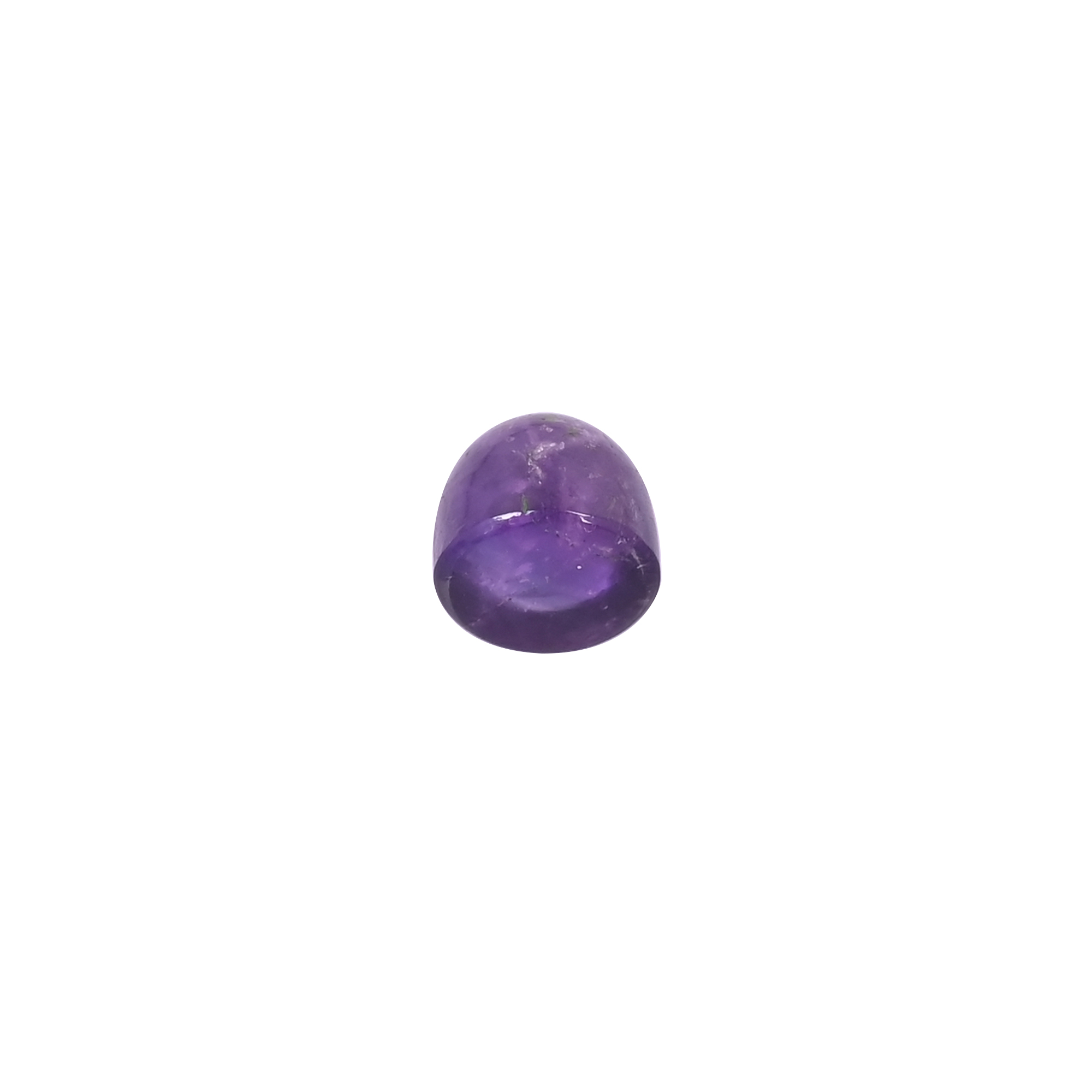 Natural Purple Amethyst Bullet Shape Smooth Gemstone 7x8mm 395 Carat Premium Loose Stone for Jewelry Making
