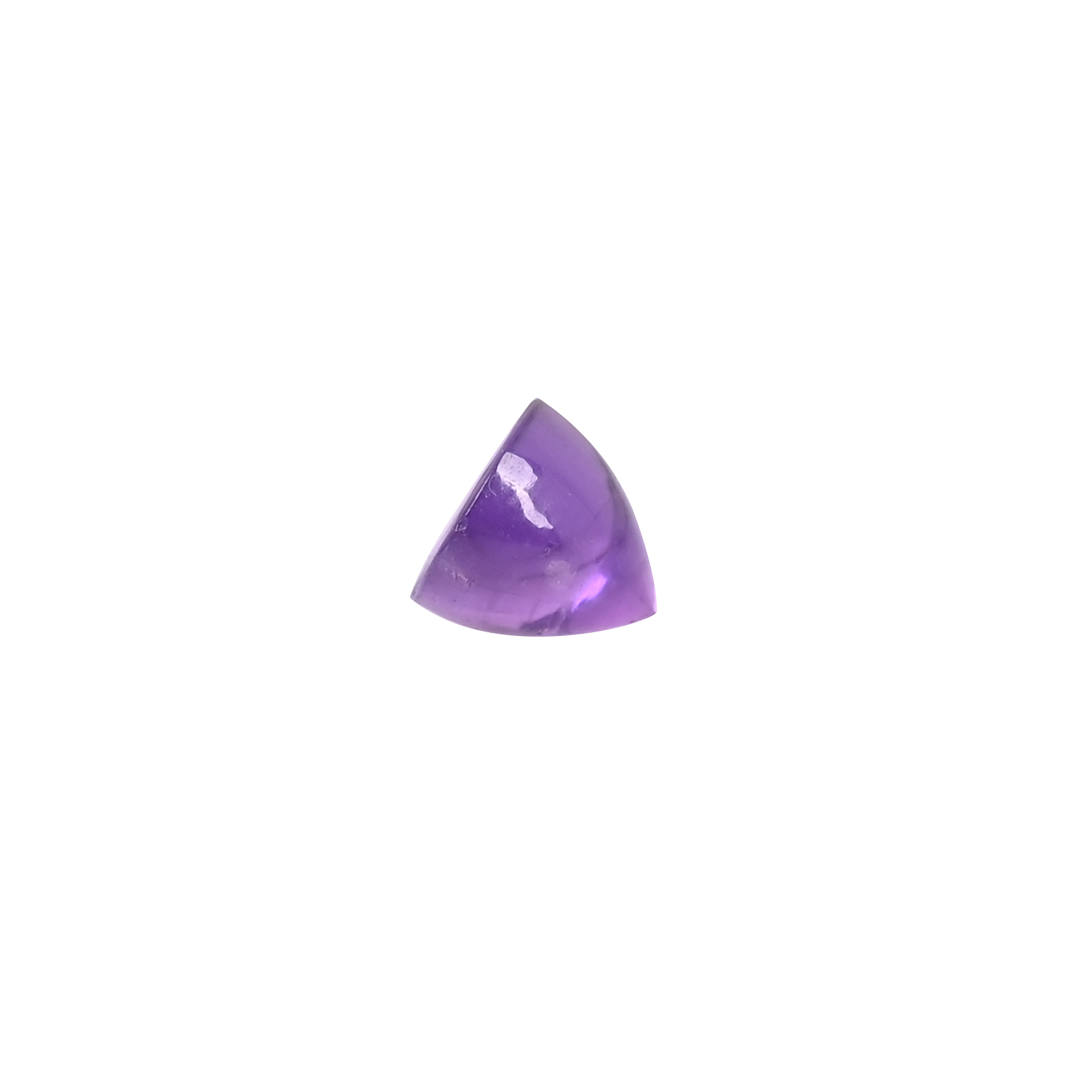 Natural Purple Amethyst Bullet Shape Smooth Gemstone Premium Loose Stone for Jewelry Making
