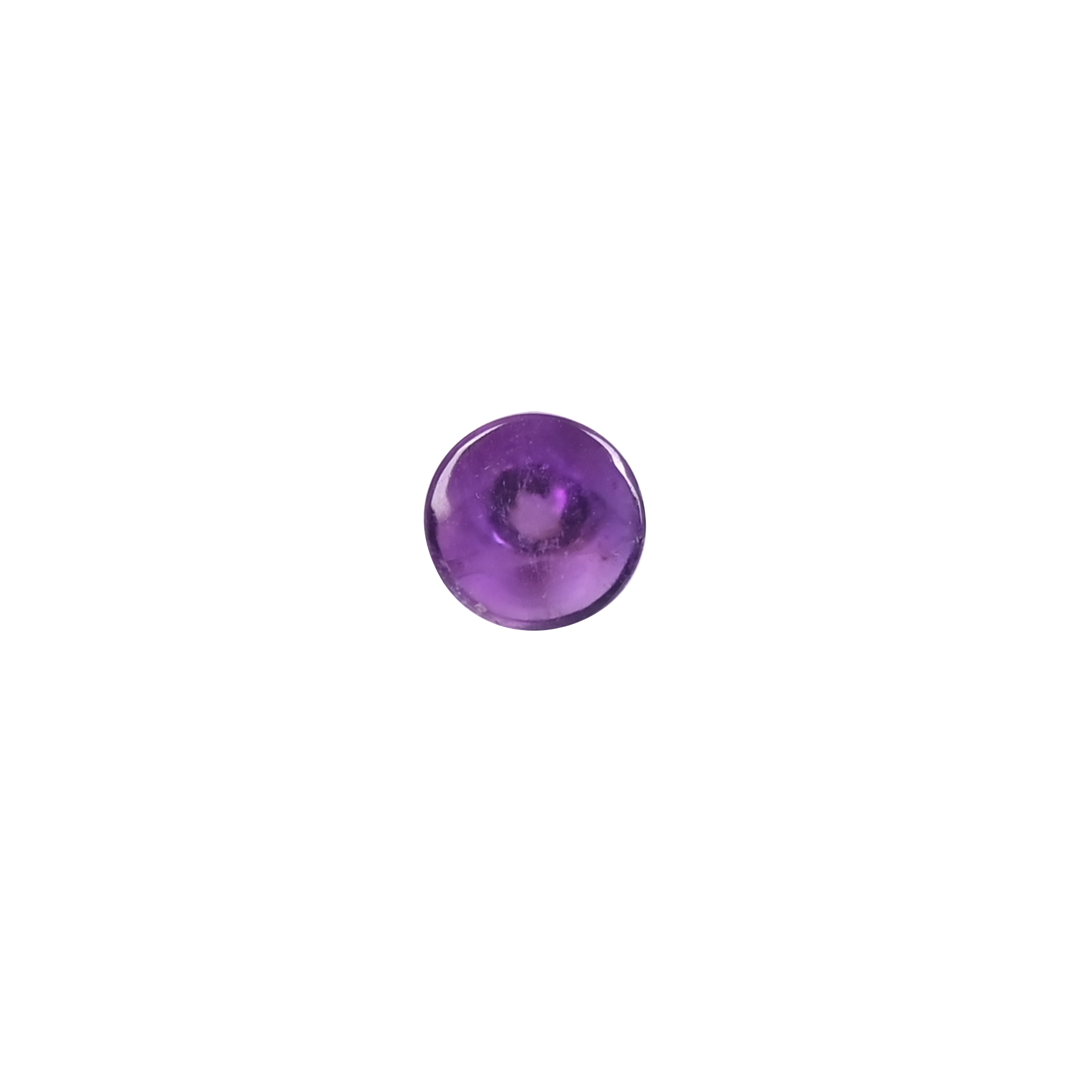 Natural Purple Amethyst Bullet Shape Smooth Gemstone Premium Loose Stone for Jewelry Making