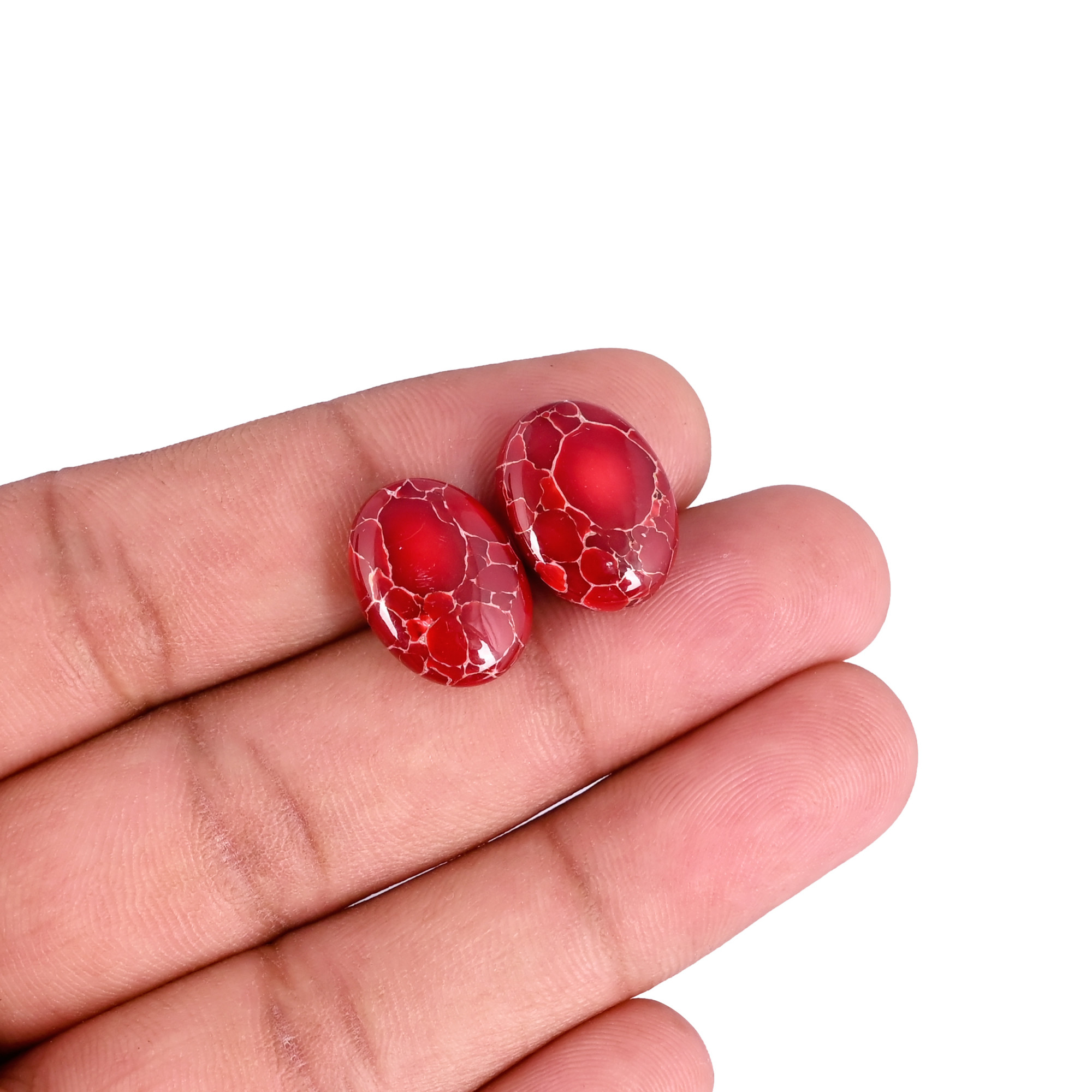 Turquoise Oval Cabochon Loose Gemstone Wholesale Lot Handmade Stone For Jewelry Making Earring