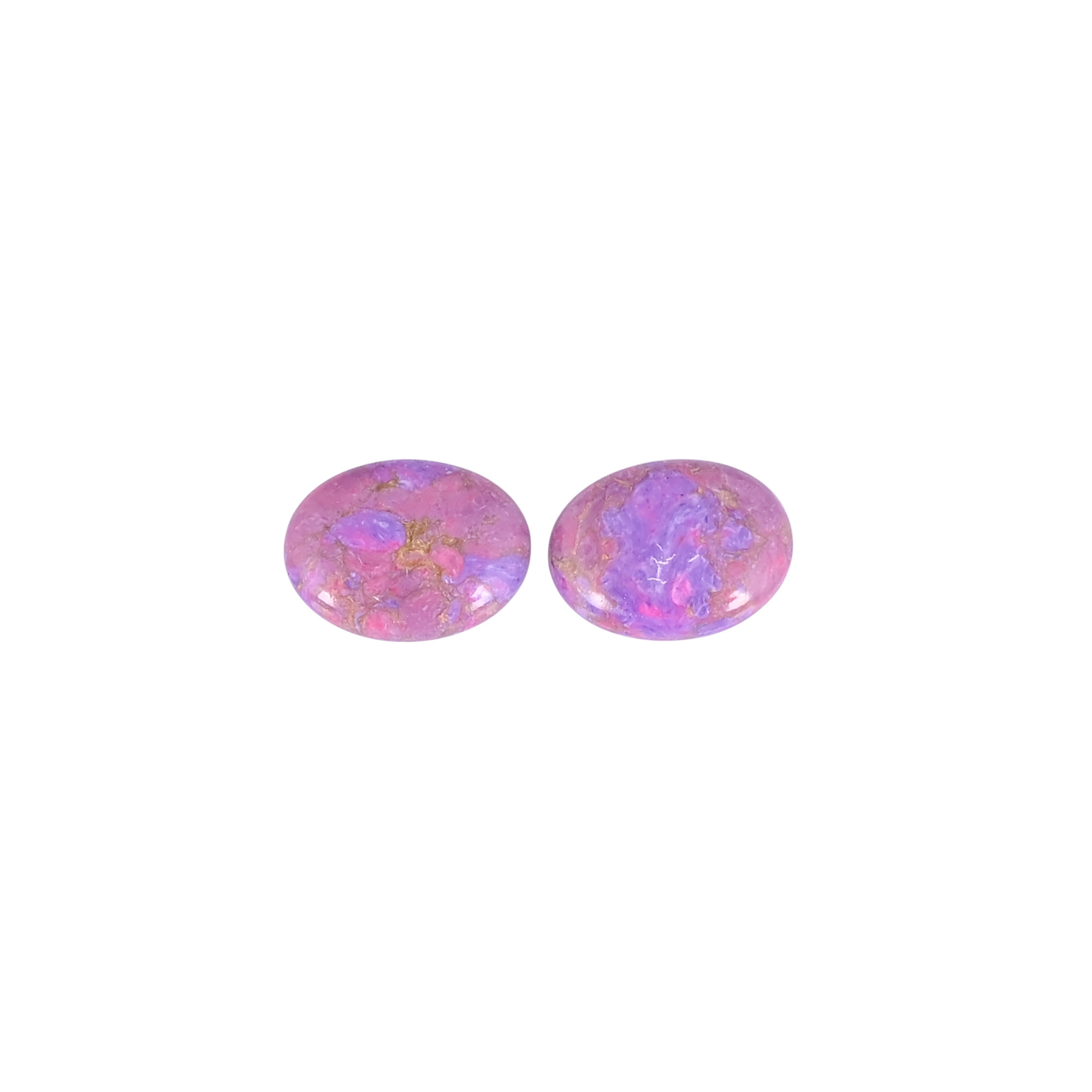 Purple Copper Turquoise Oval Cabochon Loose Gemstone Wholesale Lot For Jewelry Making