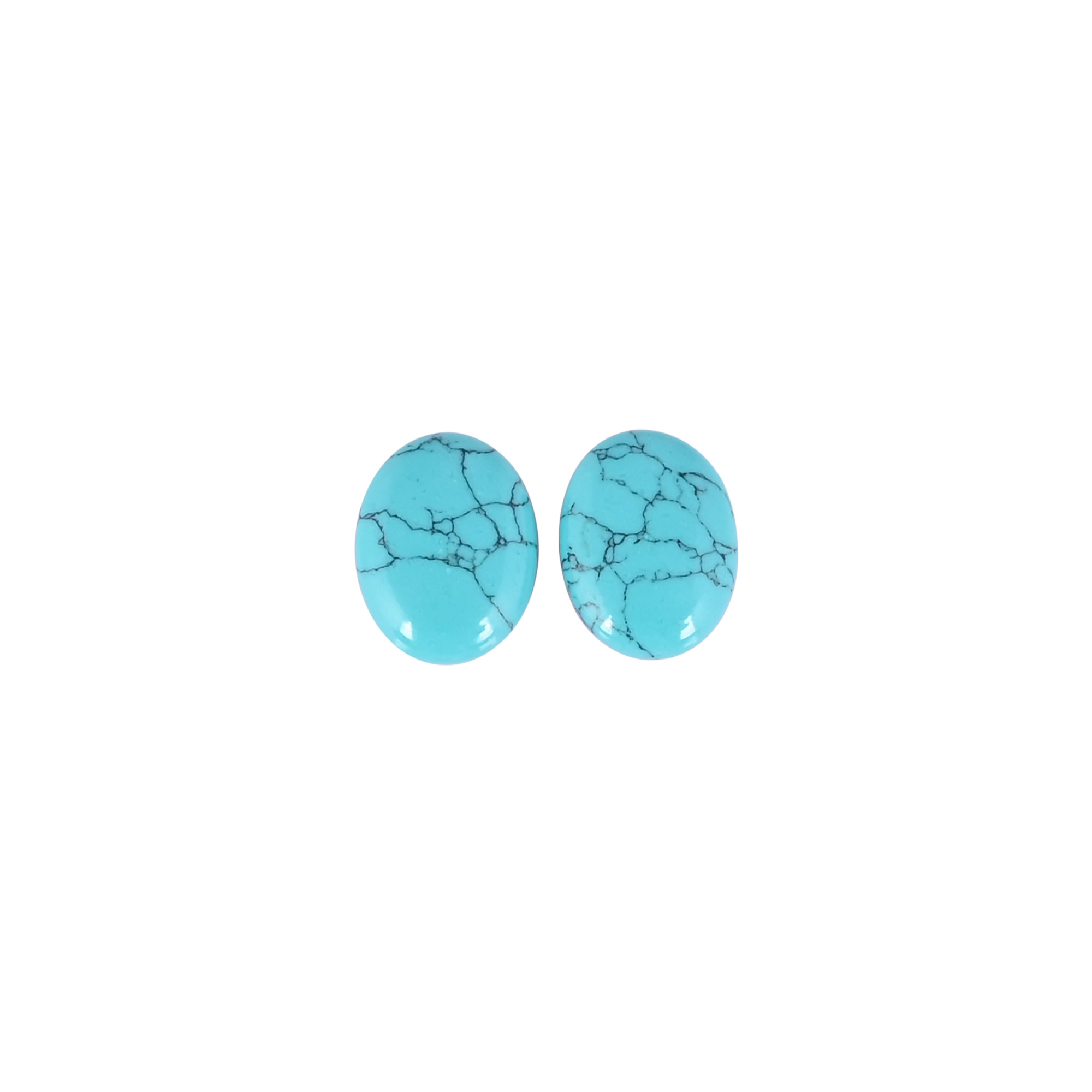 Loose Gemstone Wholesale Lot Oval Chinese Turquoise Stone For Jewelry Making Earrings